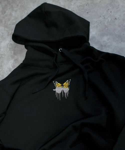 NEVEREVERBAD】Butterfly Embroidered Hoodie NV21S01TP WESTBOY