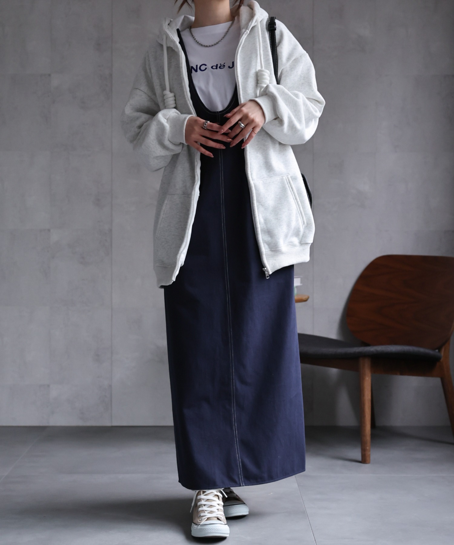 model:162cm 着用サイズ：F