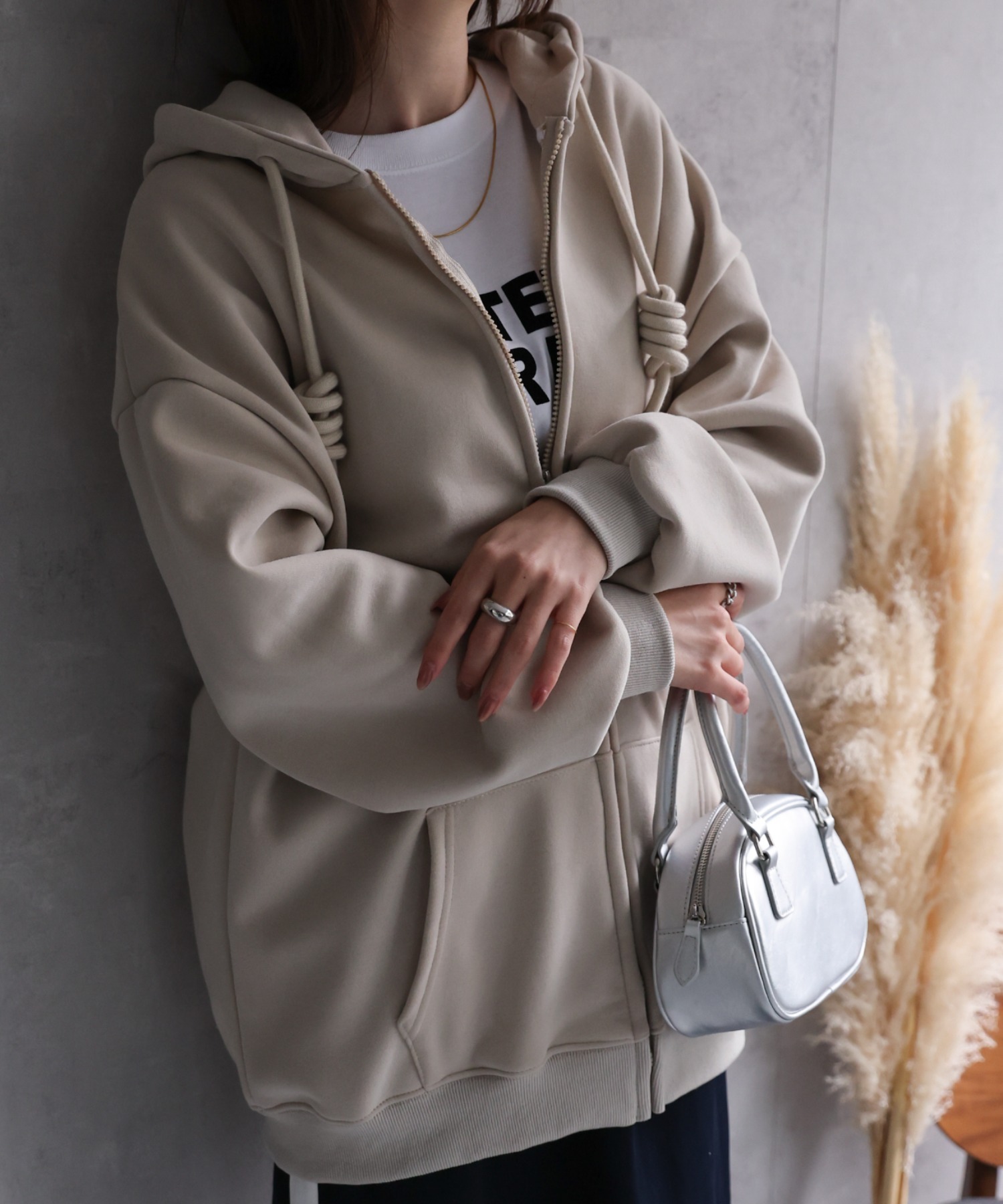 model:162cm 着用サイズ：F