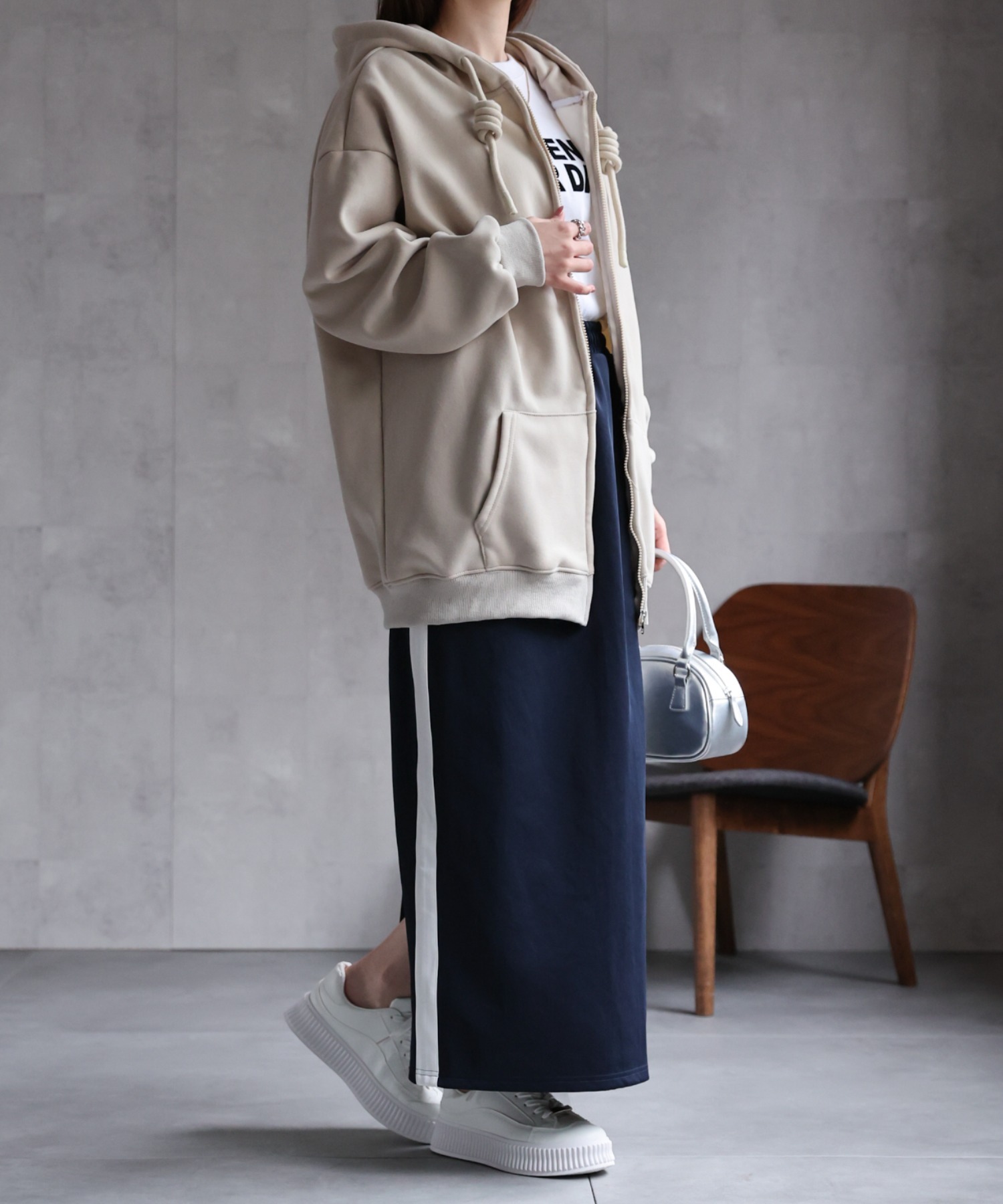 model:162cm 着用サイズ：F