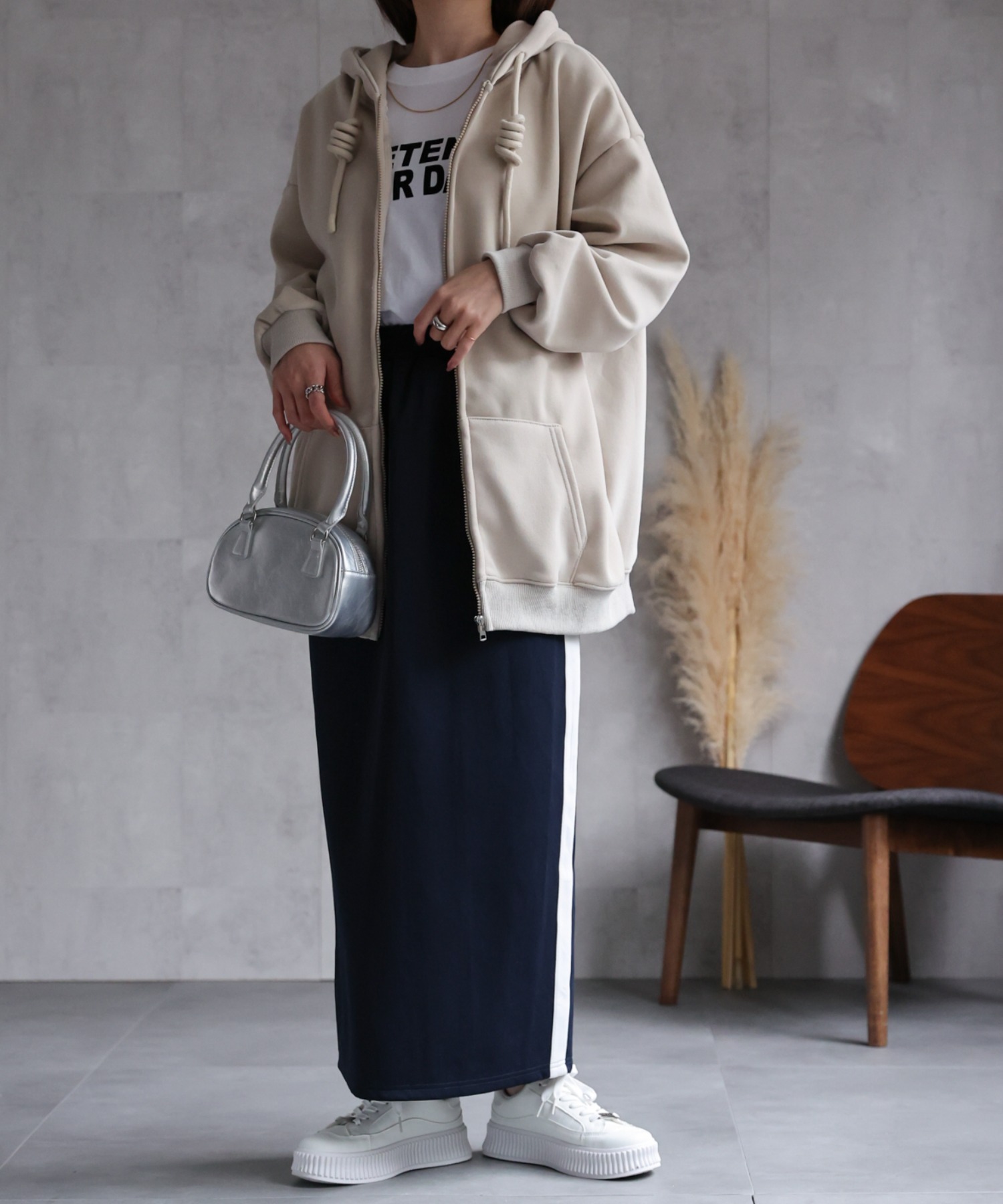 model:162cm 着用サイズ：F
