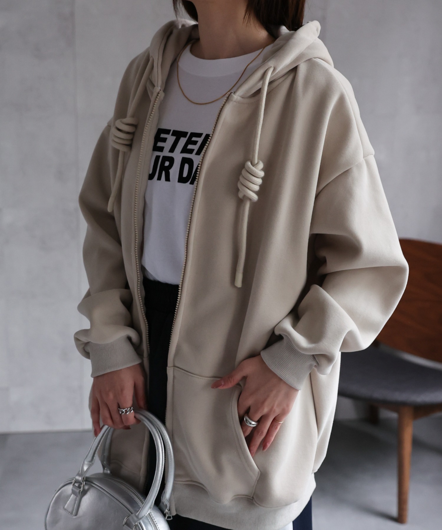 model:162cm 着用サイズ：F