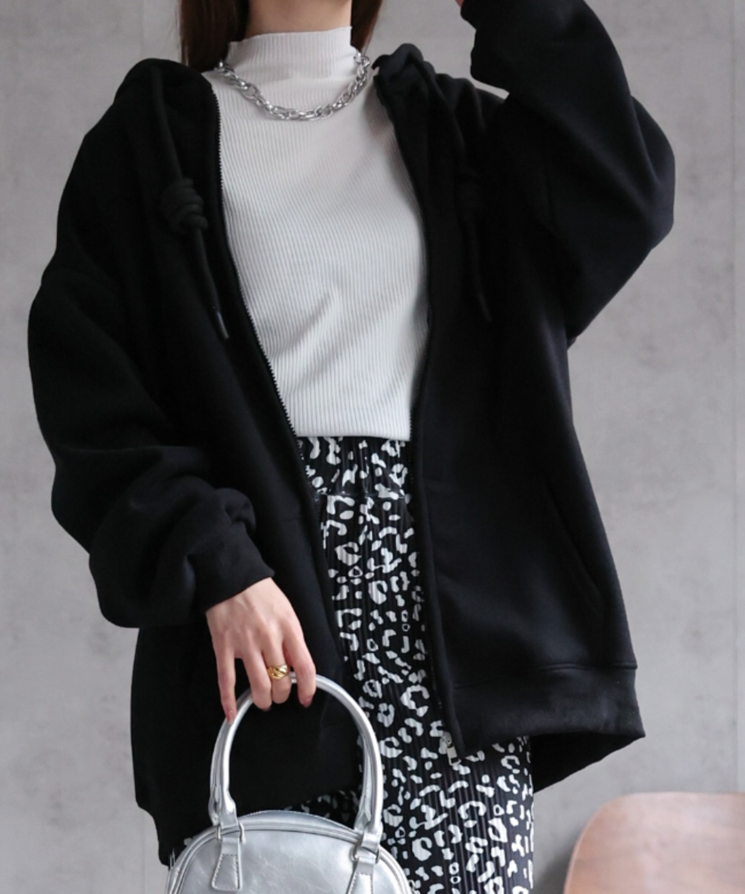 model:162cm 着用サイズ：F