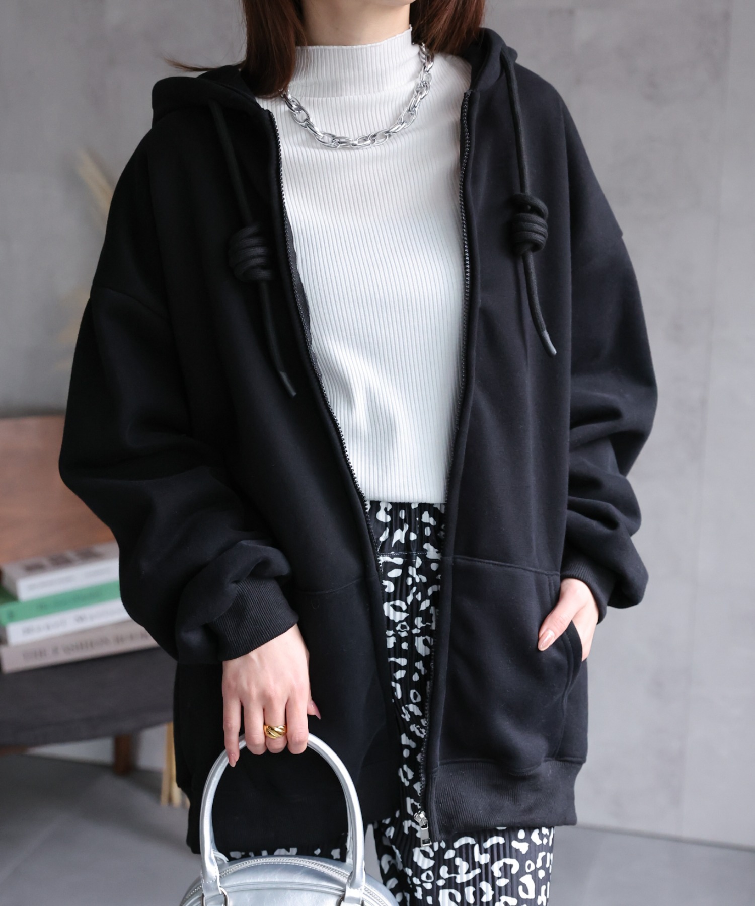 model:162cm 着用サイズ：F