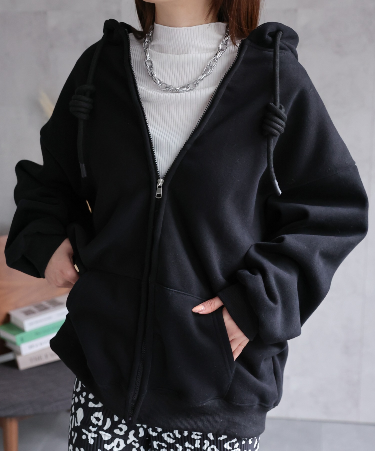 model:162cm 着用サイズ：F