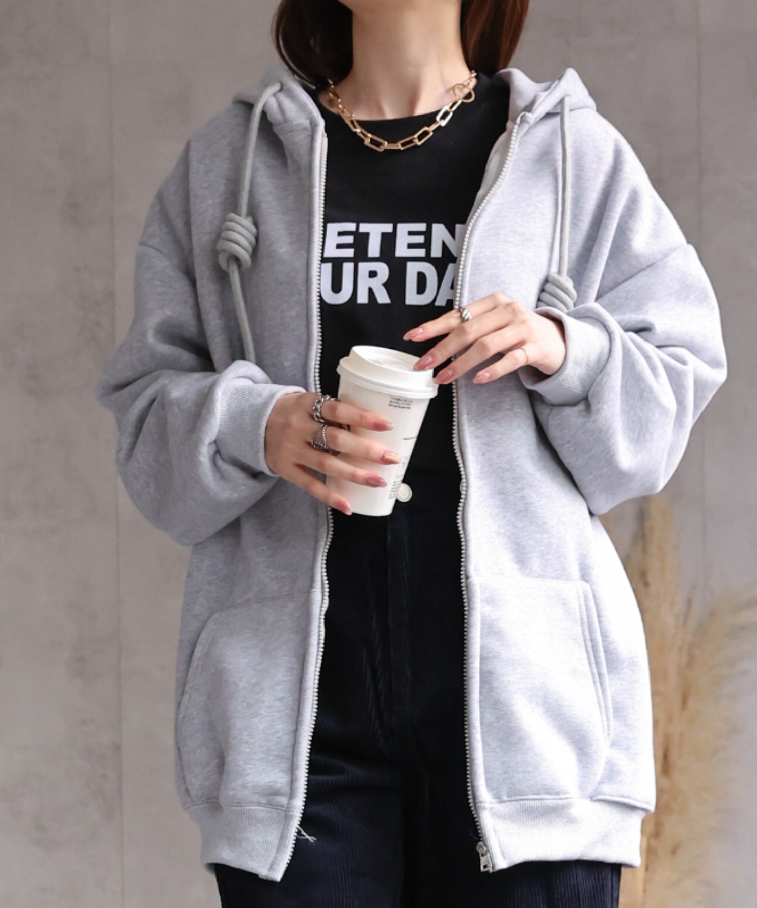 model:162cm 着用サイズ：F