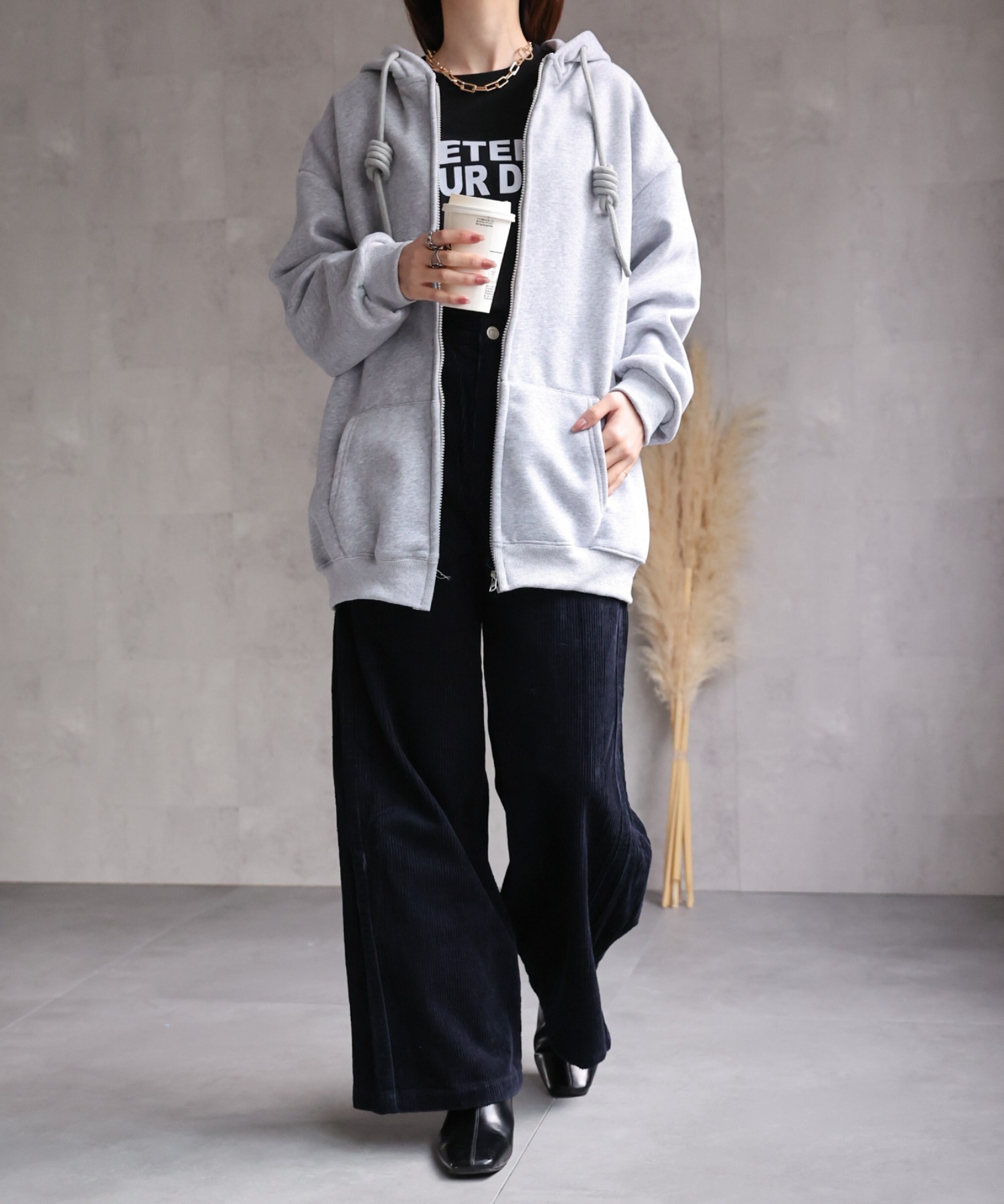 model:162cm 着用サイズ：F