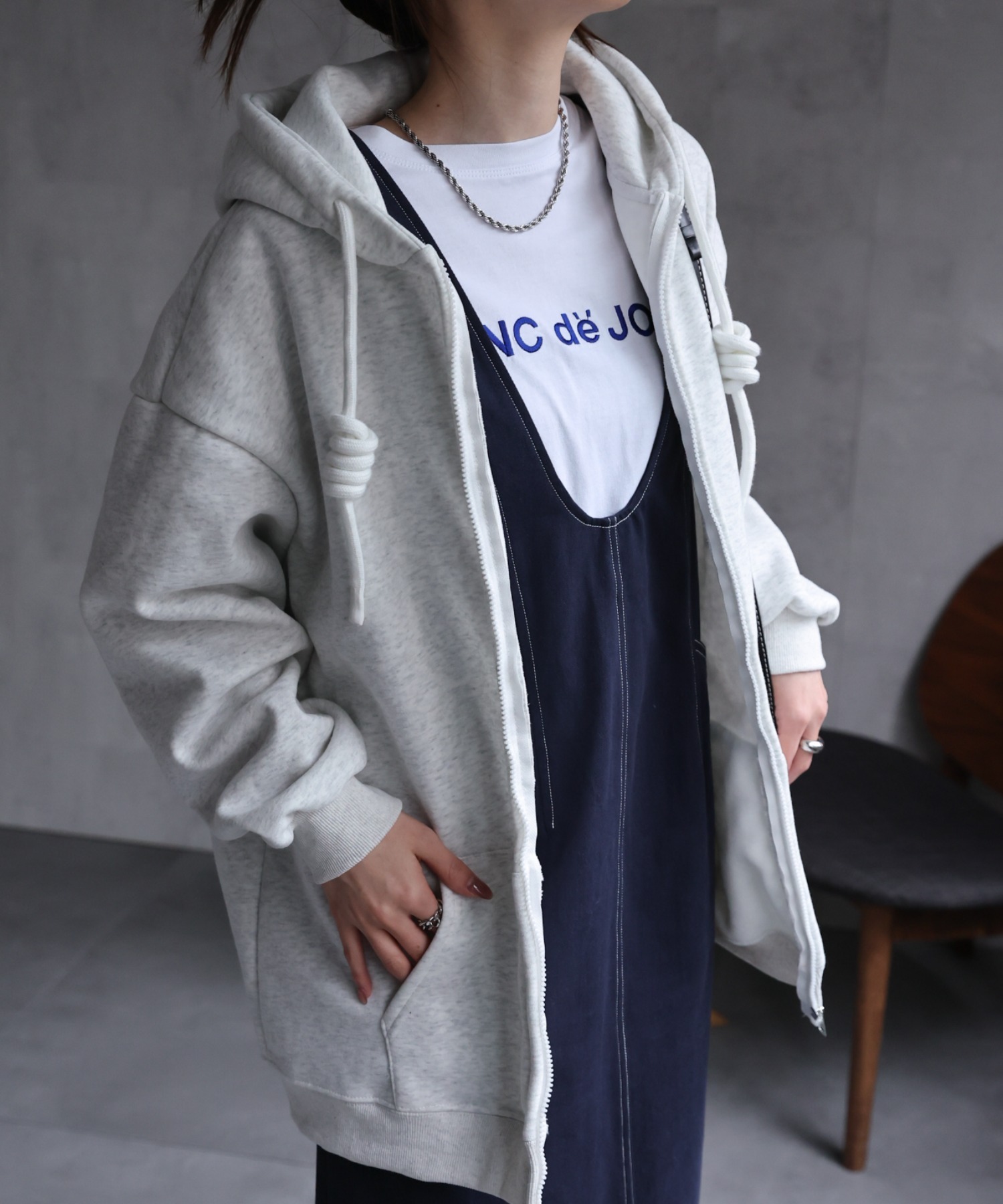 model:162cm 着用サイズ：F