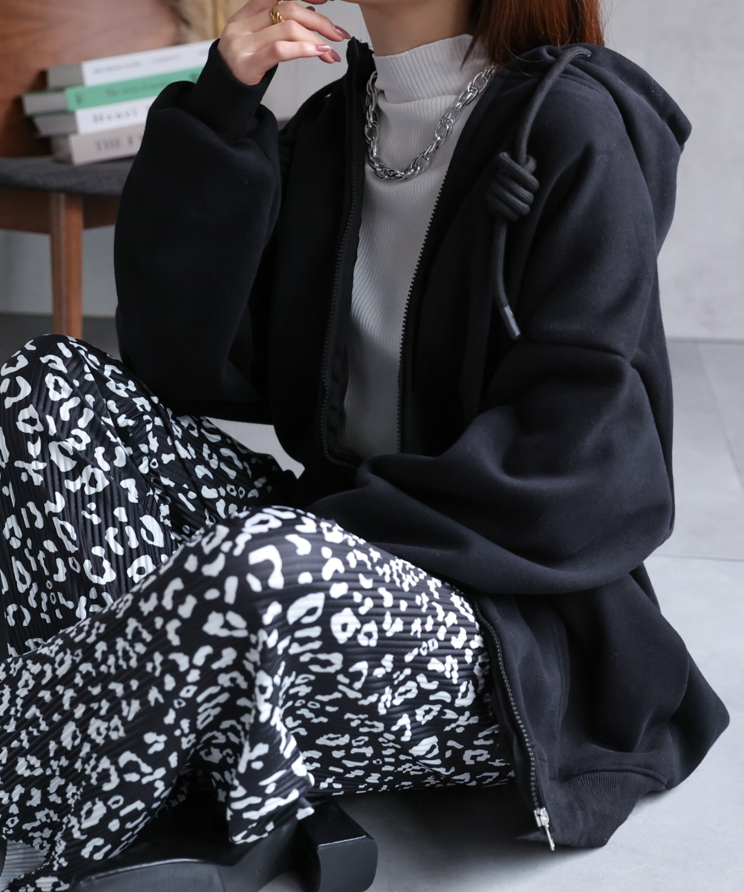 model:162cm 着用サイズ：F