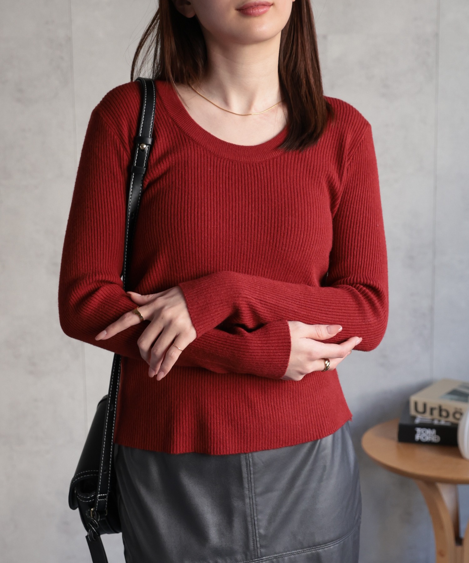 model:162cm　着用サイズ：F