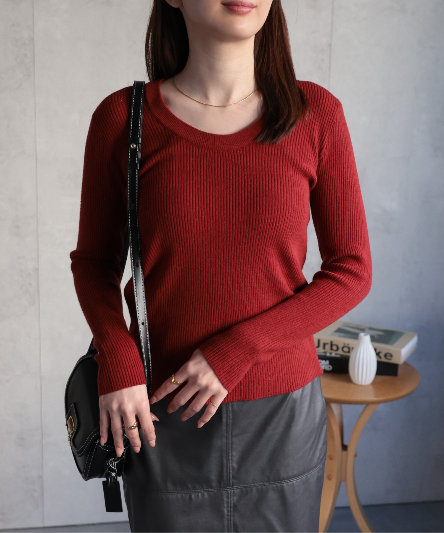 model:162cm　着用サイズ：F