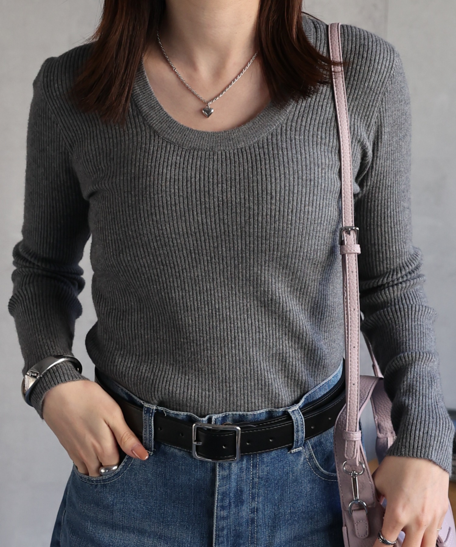model:162cm　着用サイズ：F