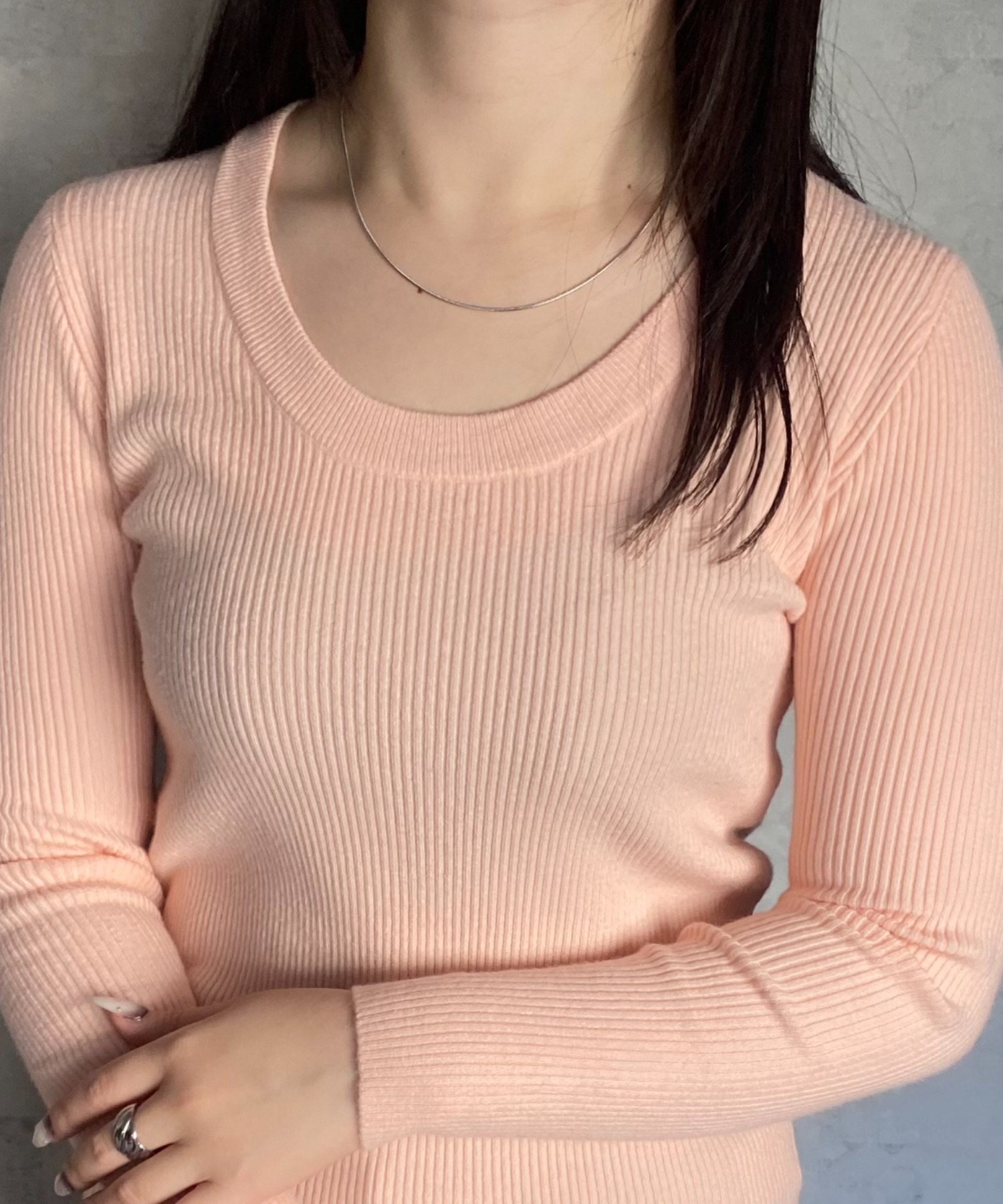 model:158cm　着用サイズ：F