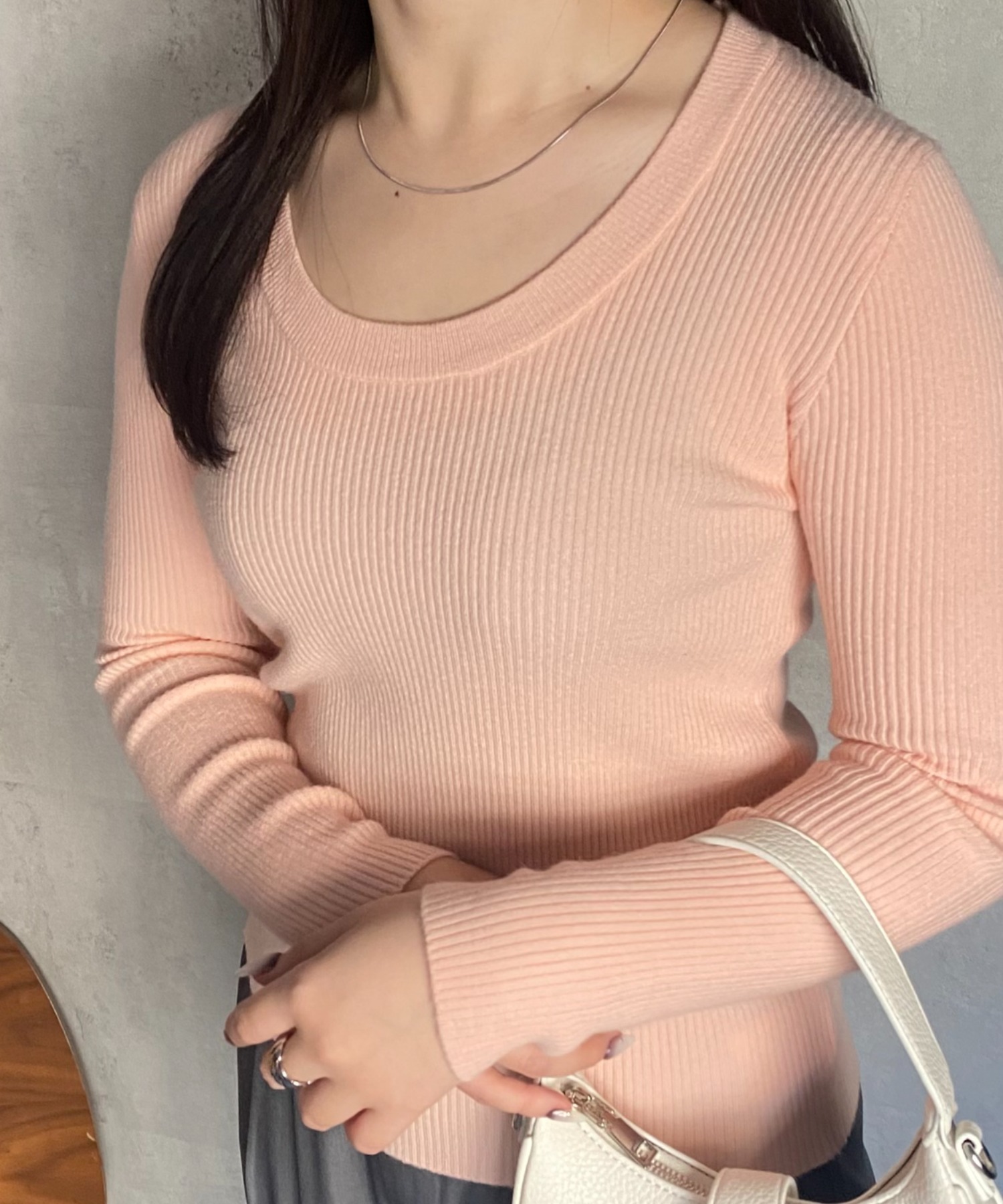 model:158cm　着用サイズ：F