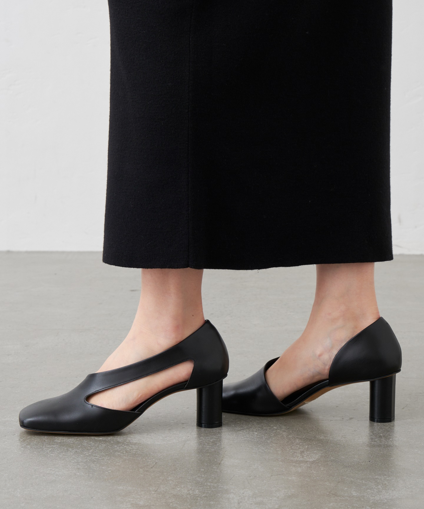 GRISE6cmレザーARTYアシメカットセパレート