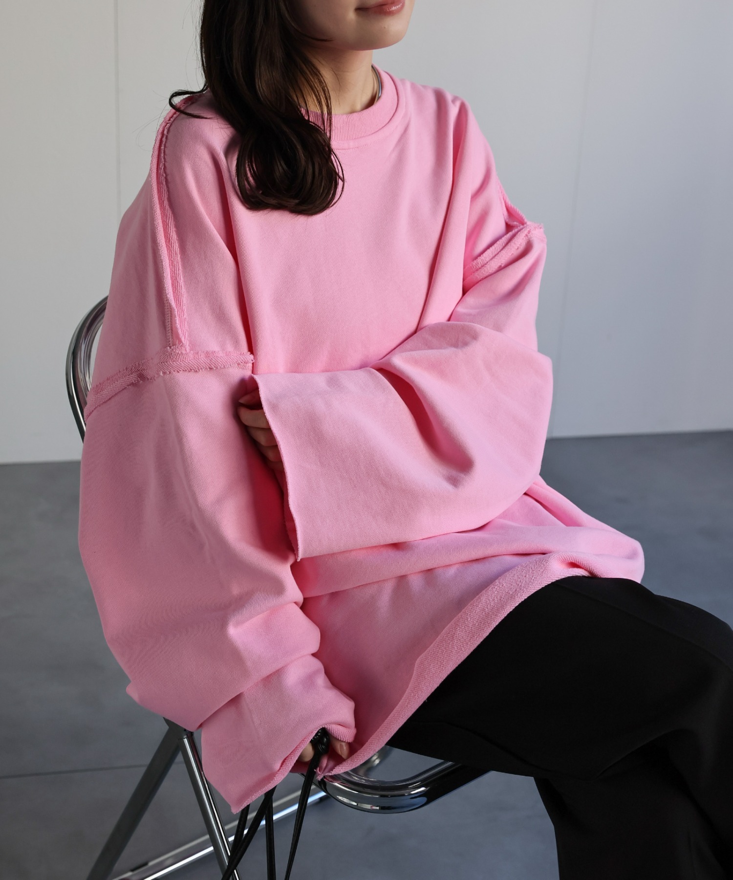 model：156cm 着用サイズ：FREE