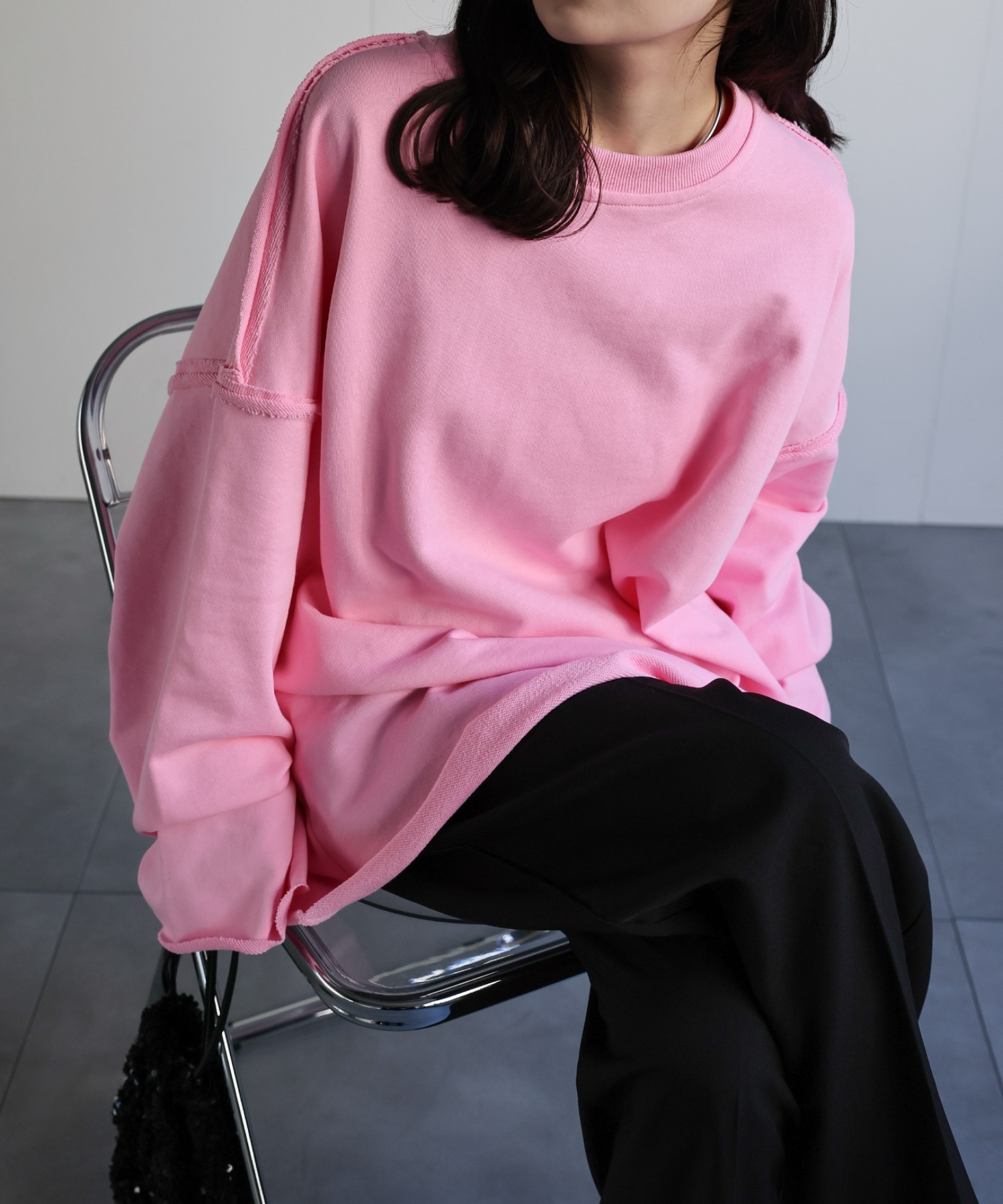 model：156cm 着用サイズ：FREE