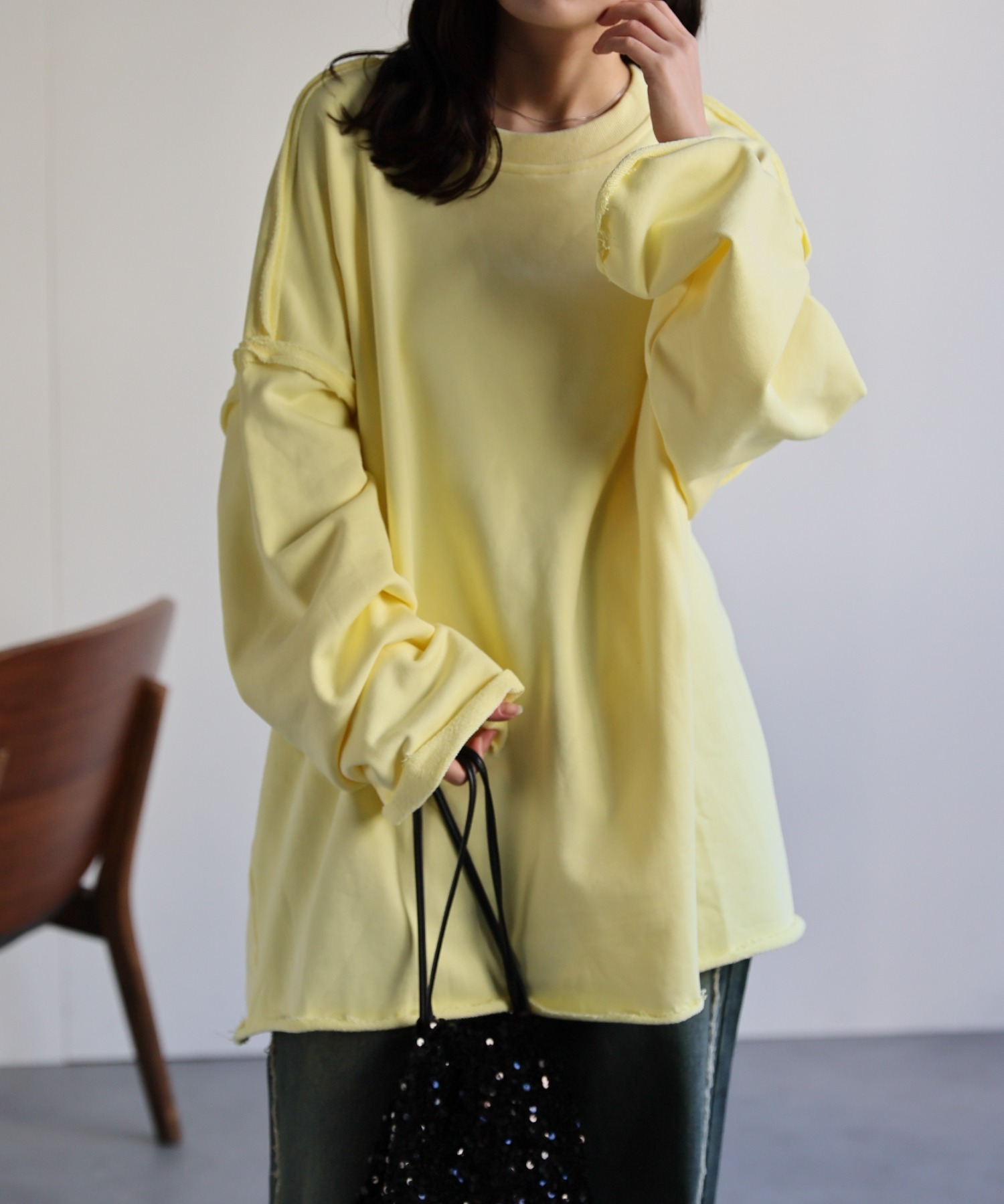 model：156cm 着用サイズ：FREE