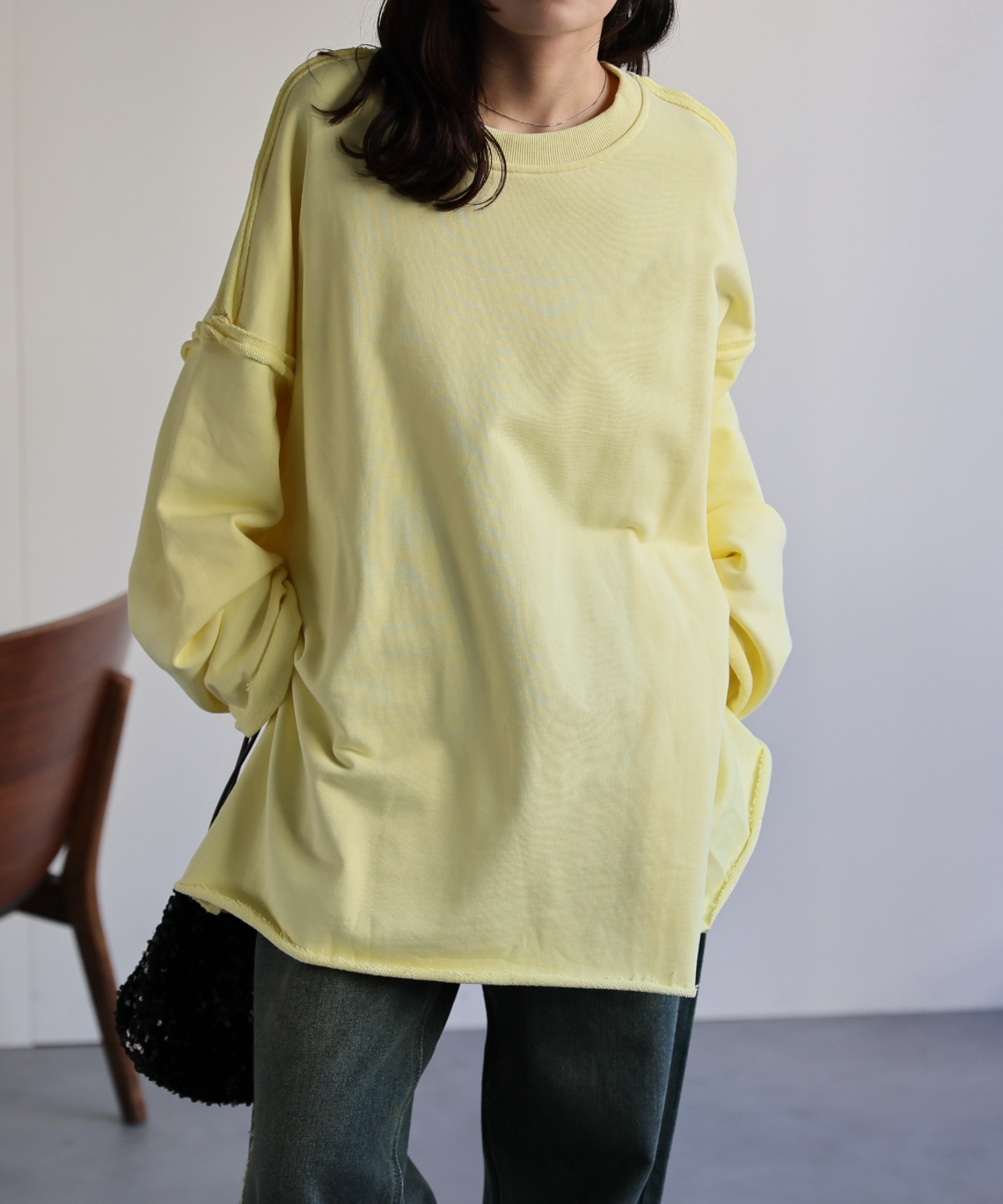 model：156cm 着用サイズ：FREE