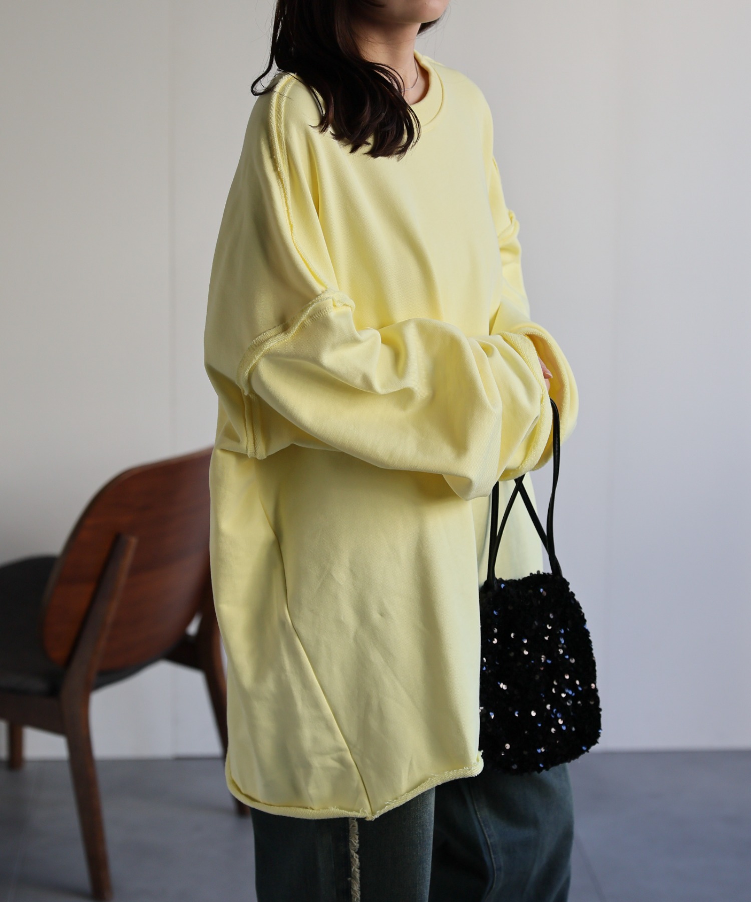 model：156cm 着用サイズ：FREE