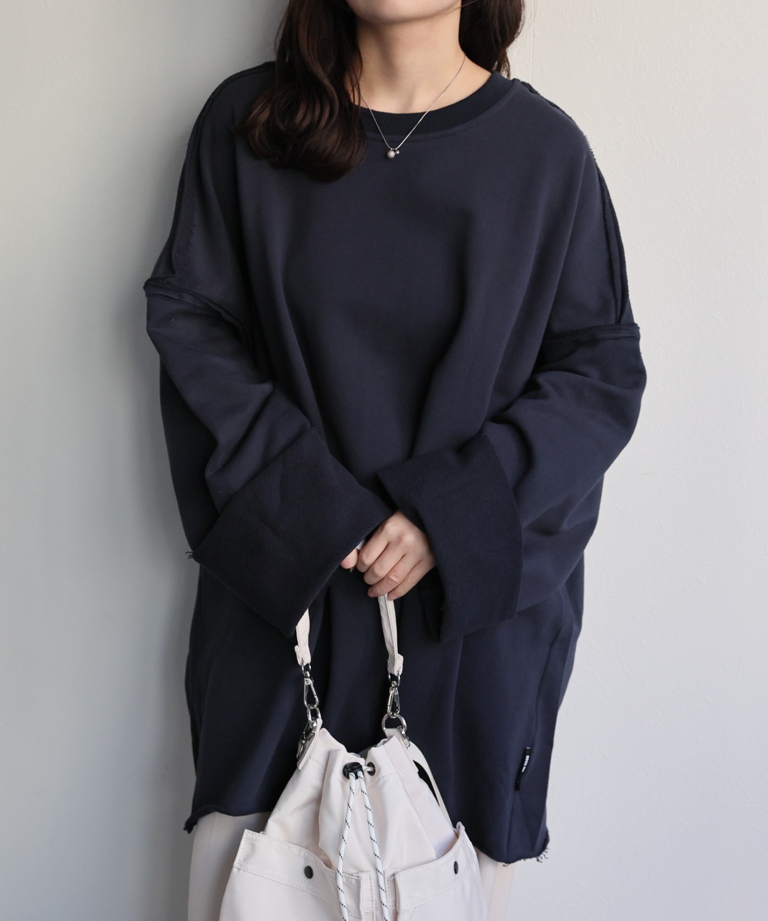 model：156cm 着用サイズ：FREE