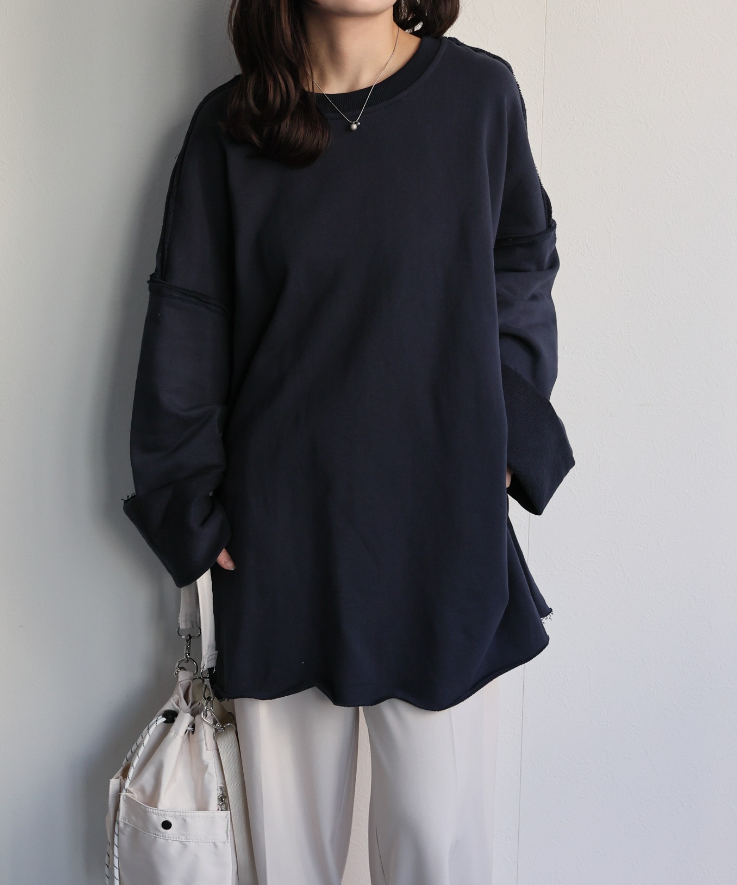 model：156cm 着用サイズ：FREE