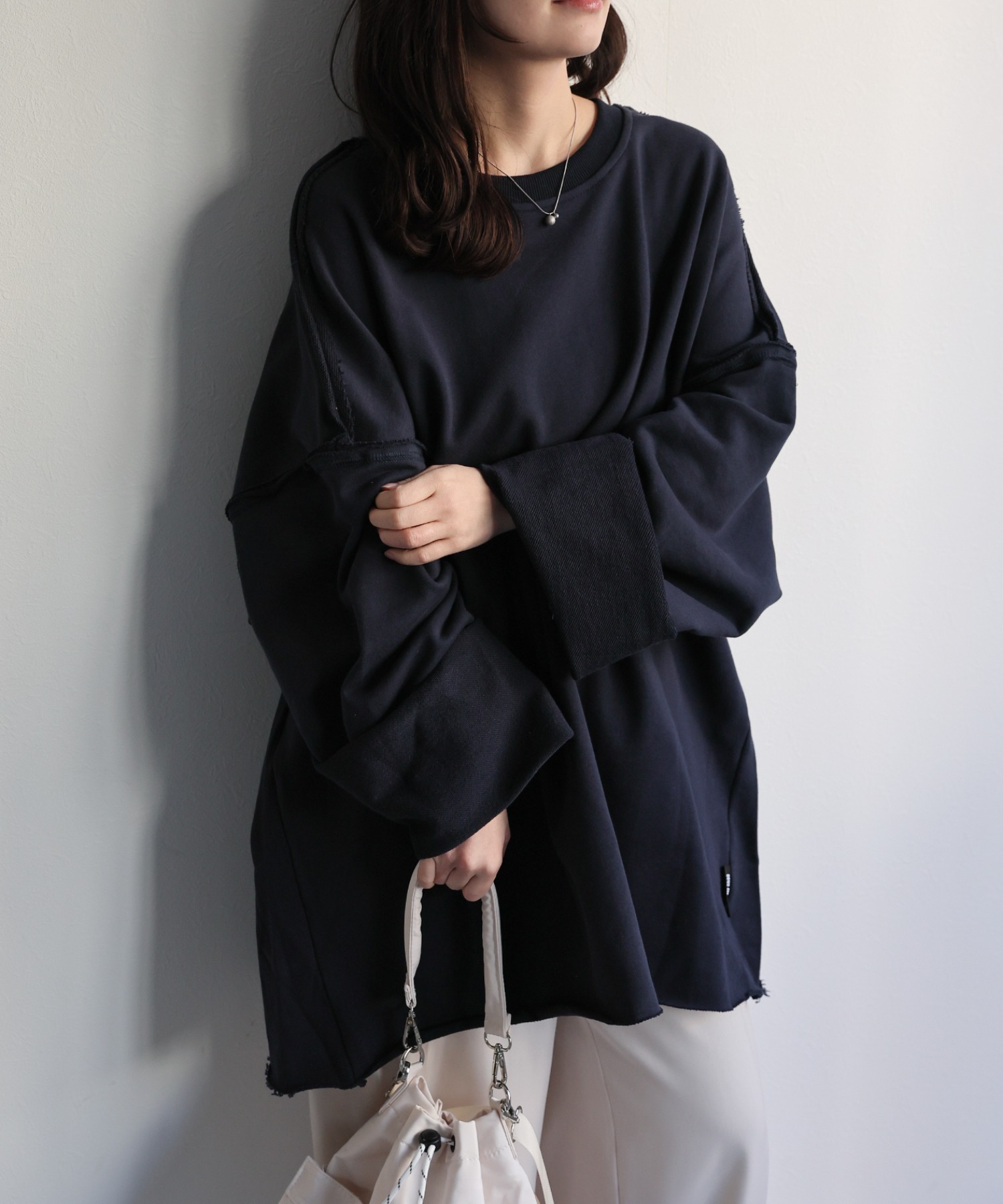 model：156cm 着用サイズ：FREE