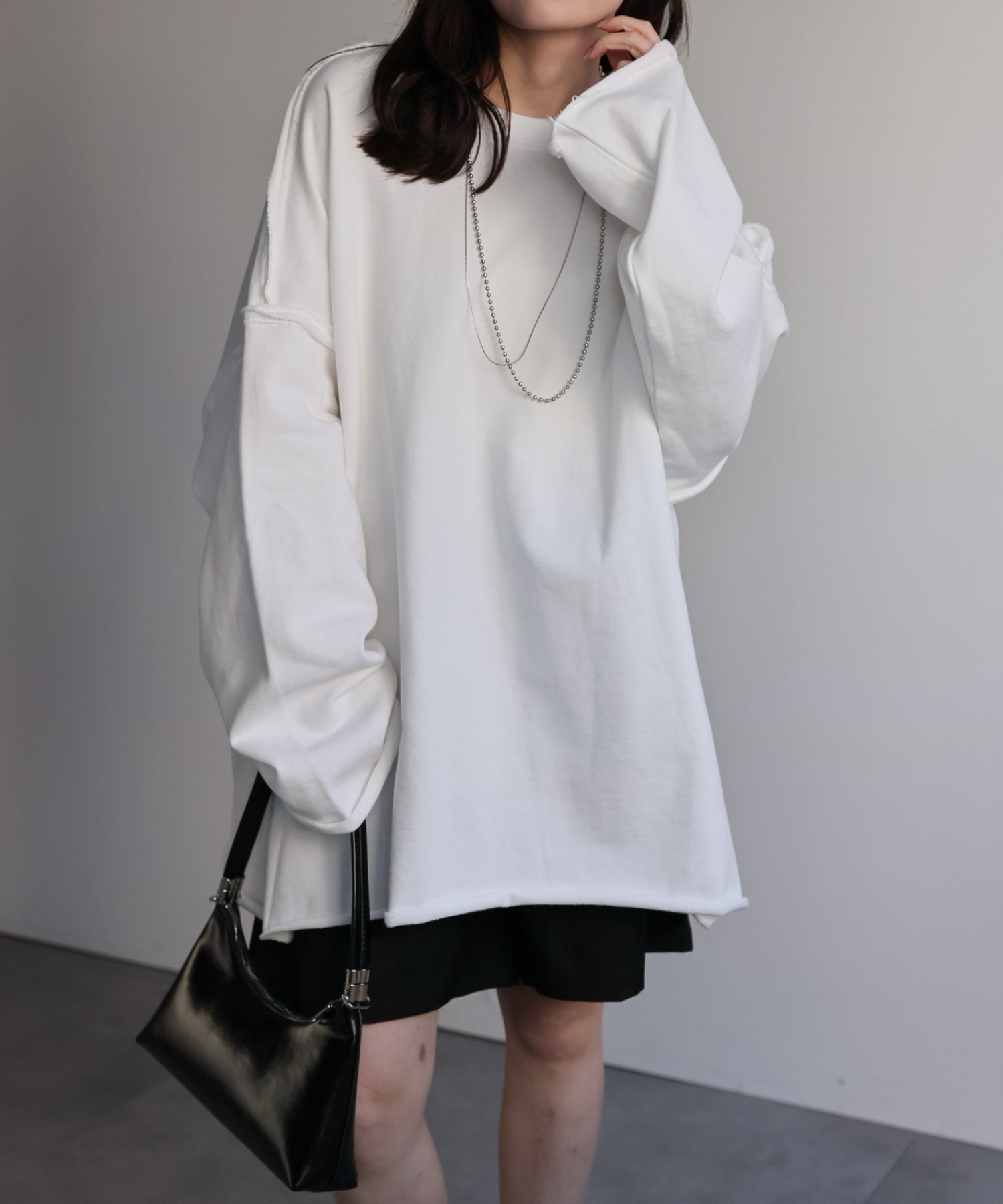 model：156cm 着用サイズ：FREE