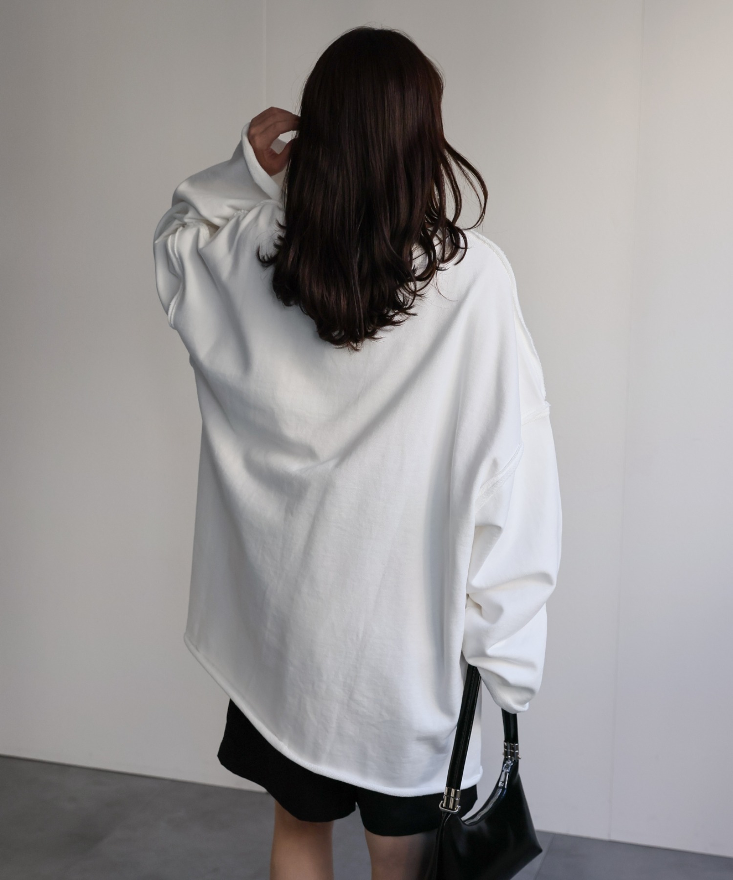 model：156cm 着用サイズ：FREE