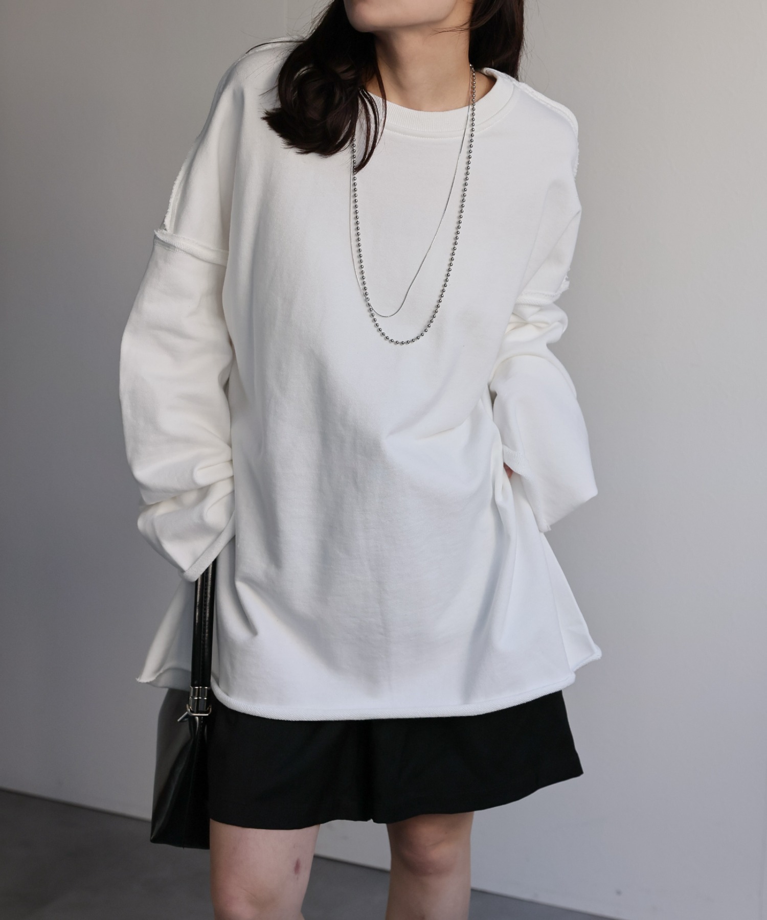 model：156cm 着用サイズ：FREE