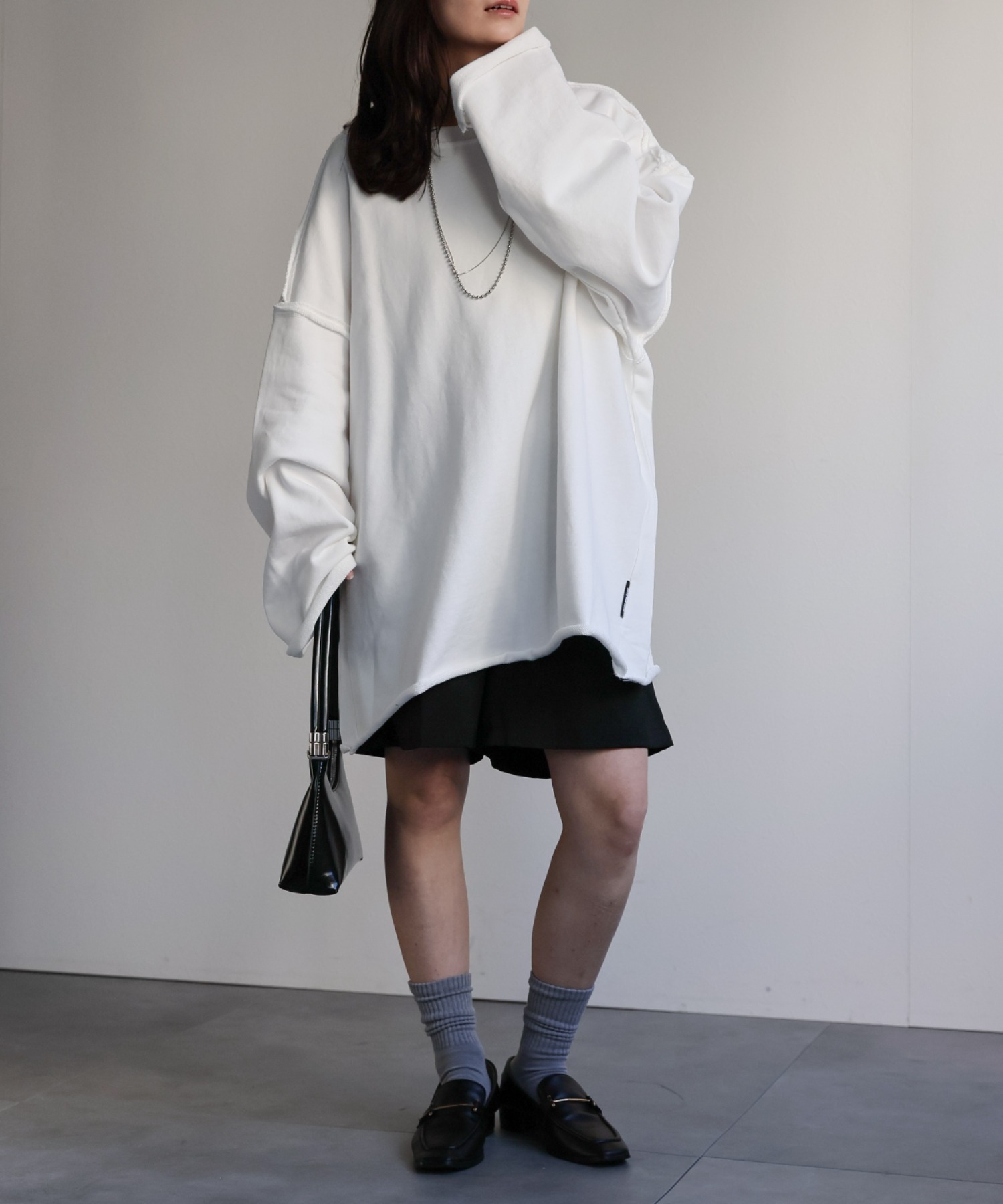 model：156cm 着用サイズ：FREE