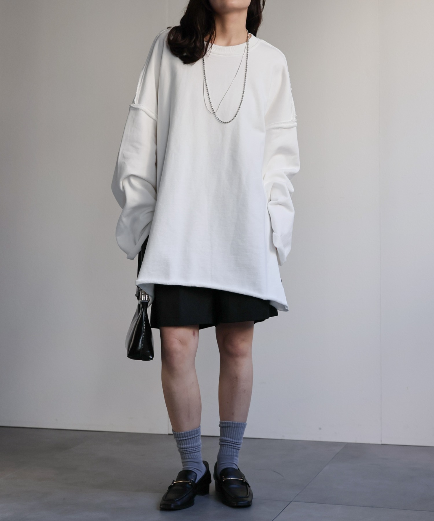 model：156cm 着用サイズ：FREE