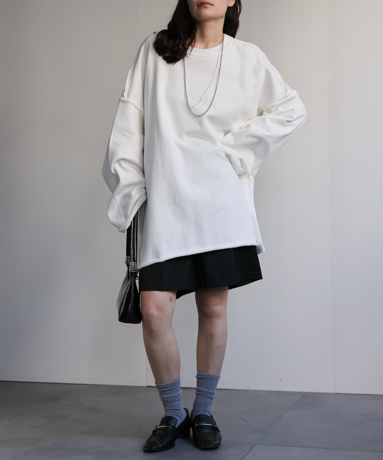 model：156cm 着用サイズ：FREE