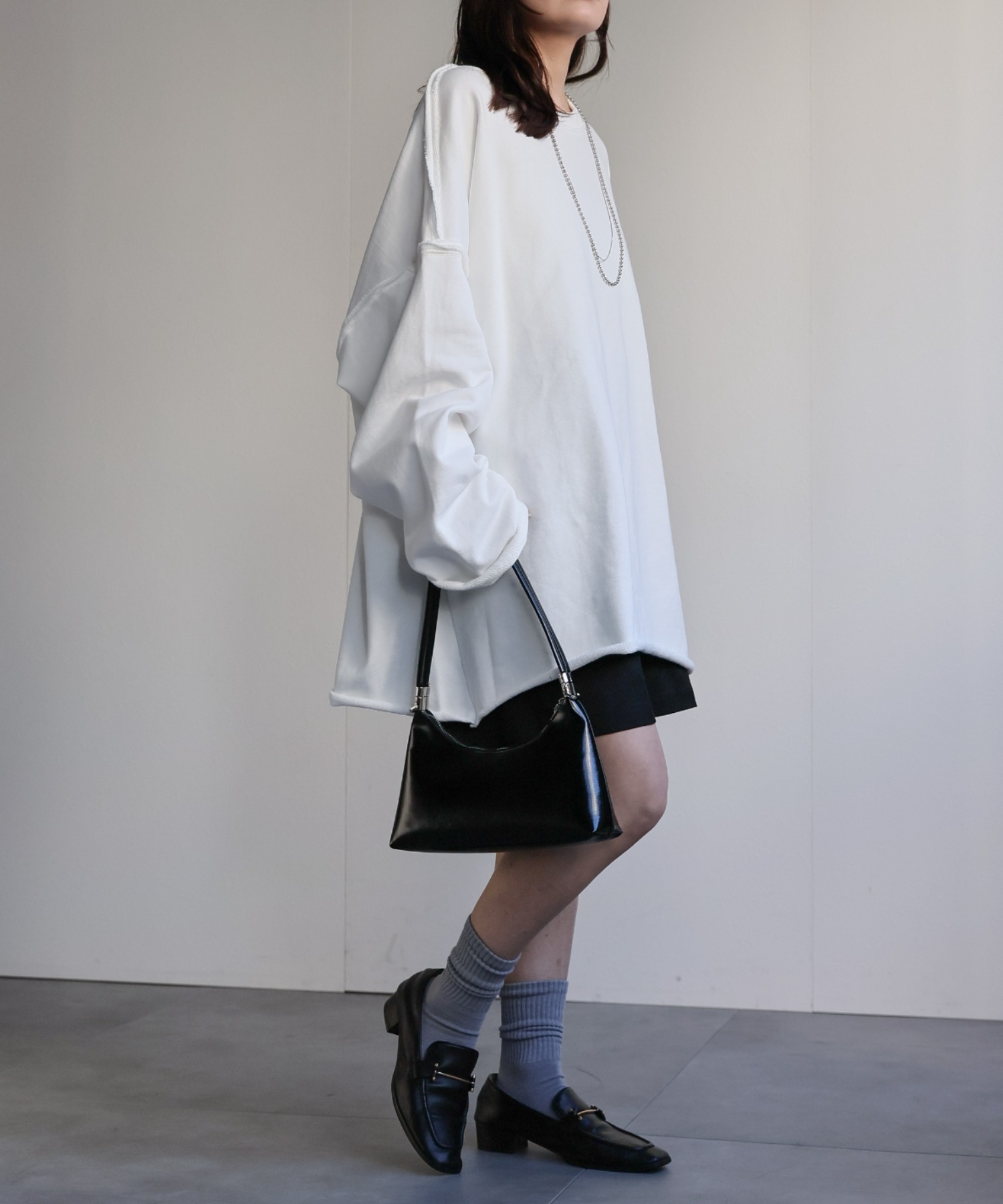 model：156cm 着用サイズ：FREE