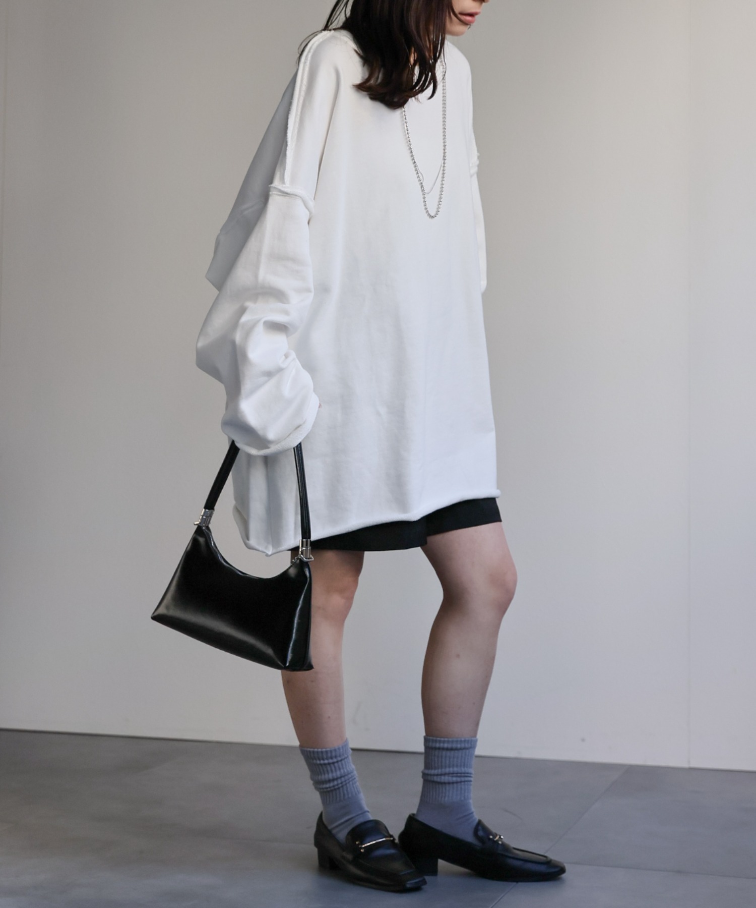 model：156cm 着用サイズ：FREE