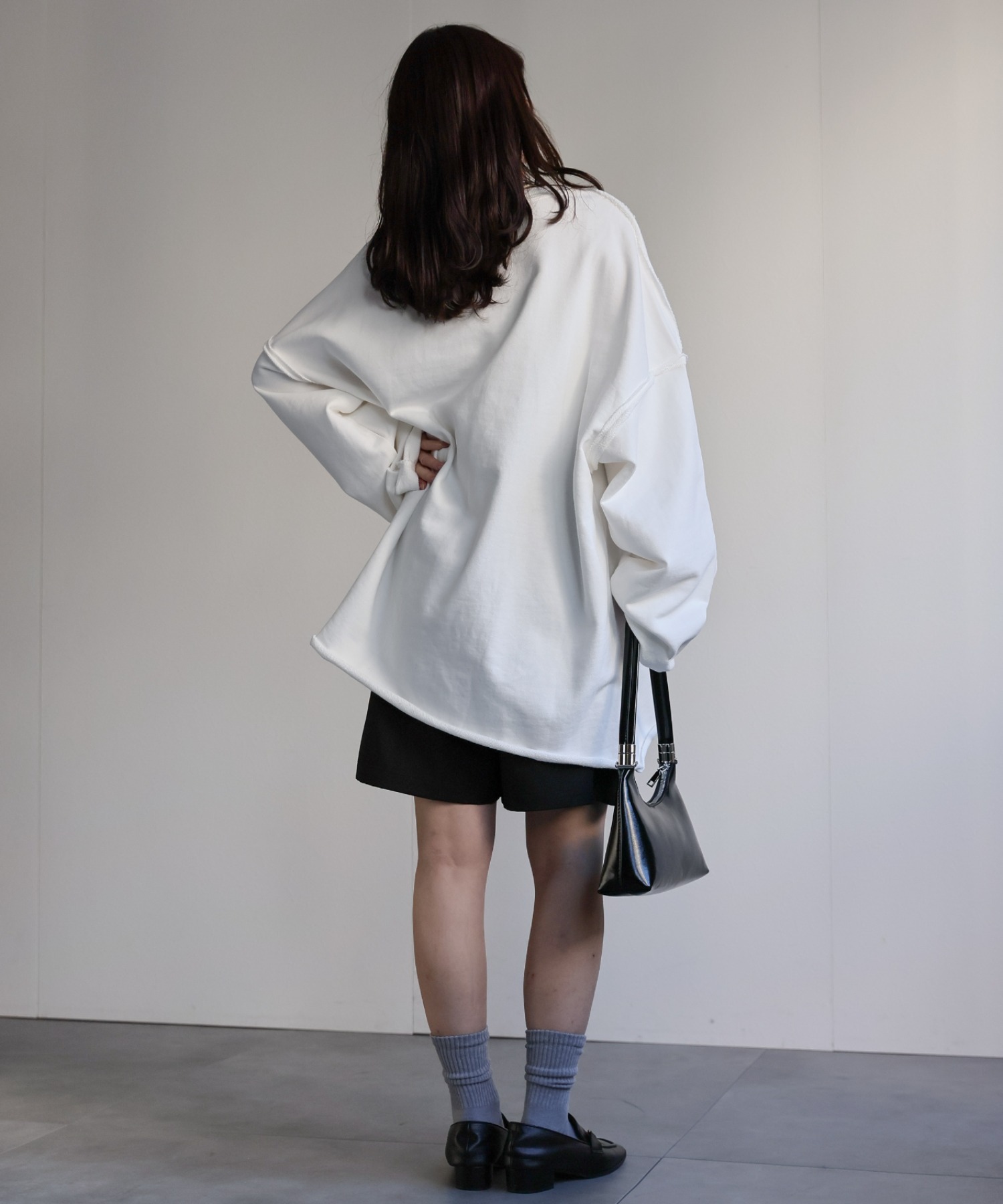 model：156cm 着用サイズ：FREE