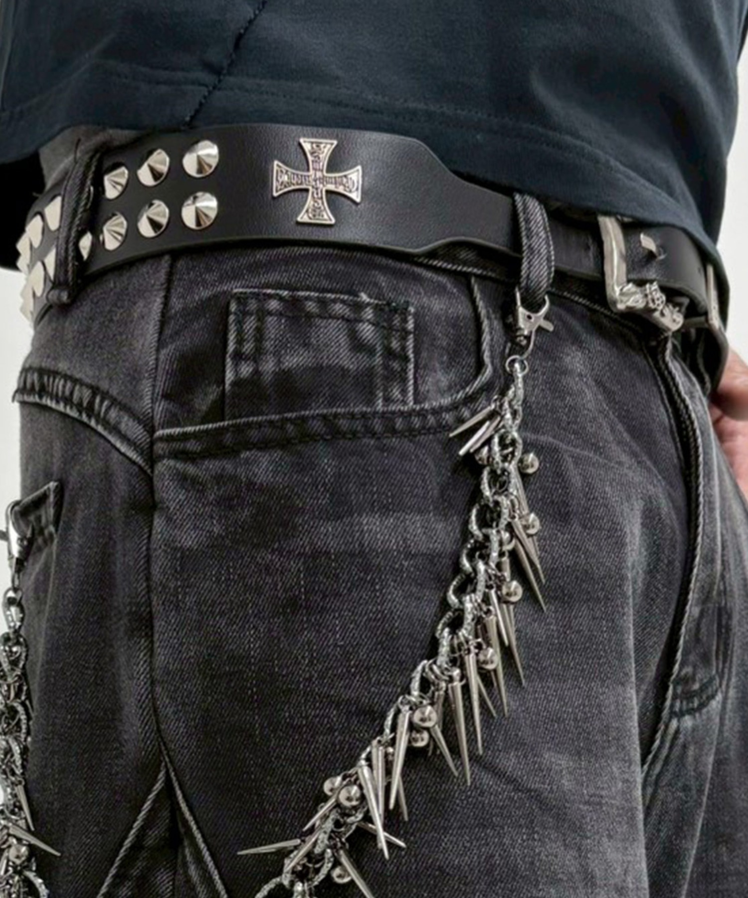 ARULE/アルール』 Cross Stud Belt/クロススタッズベルト ARULE│A'GEM