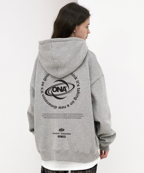 ONA/オーエヌエー』2ND CIRCLE IN EARTH HOOD ZIP-UP/ユニ