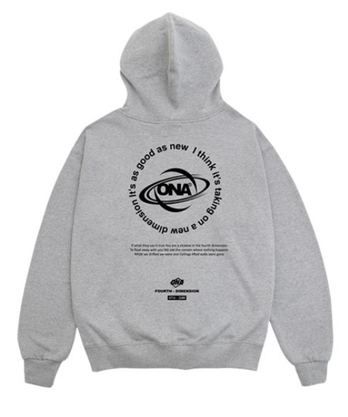 ONA/オーエヌエー』2ND CIRCLE IN EARTH HOOD ZIP-UP/ユニセックス