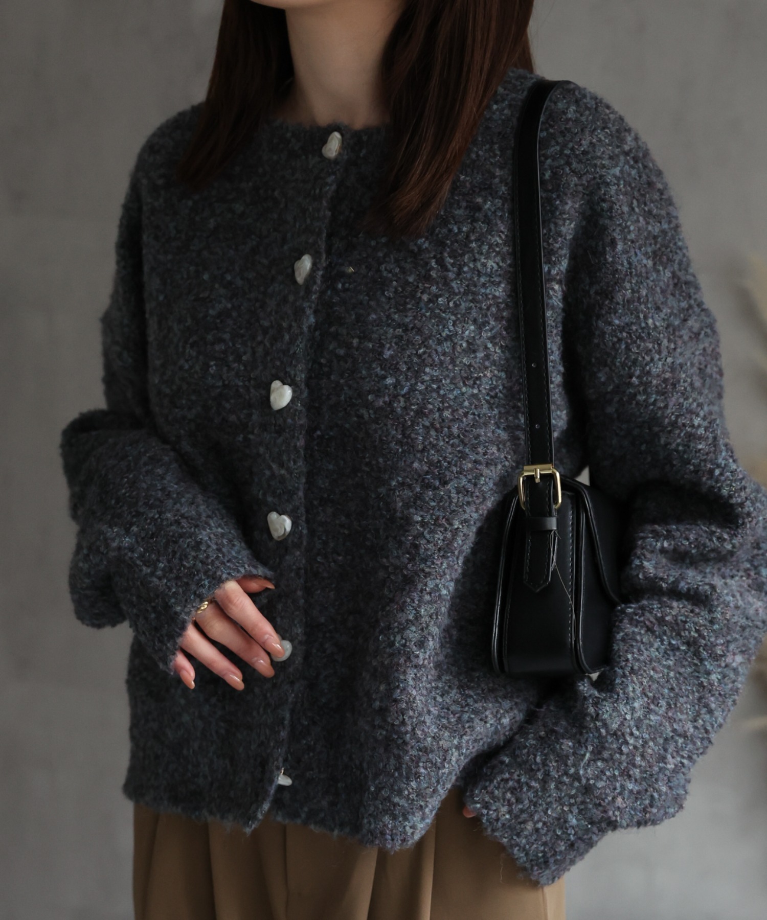 model:162cm　着用サイズ：F