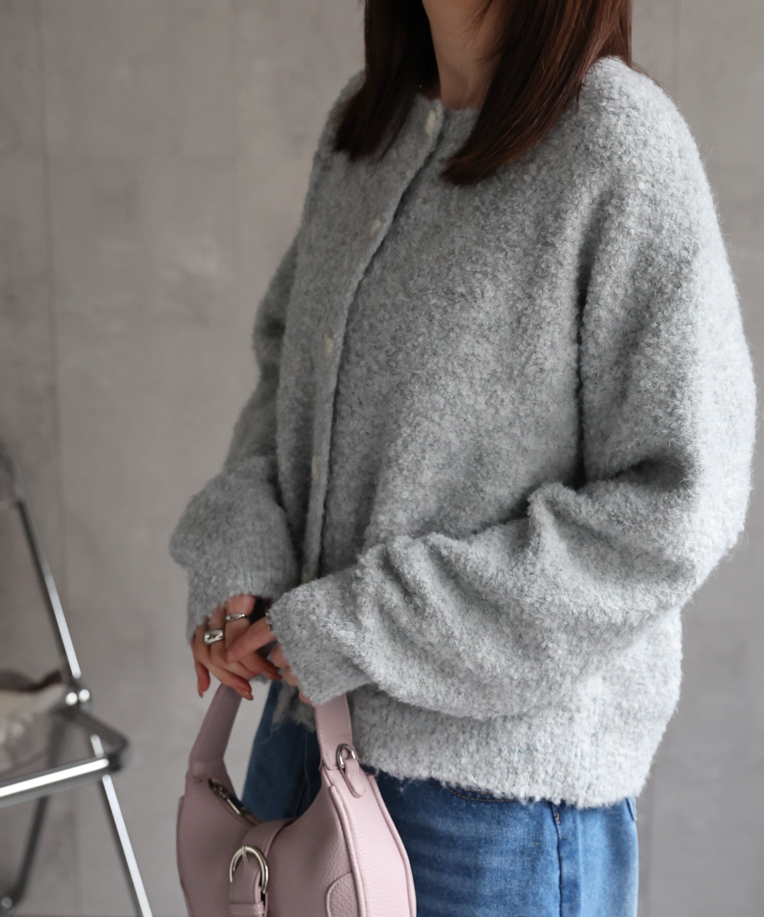 model:162cm　着用サイズ：F