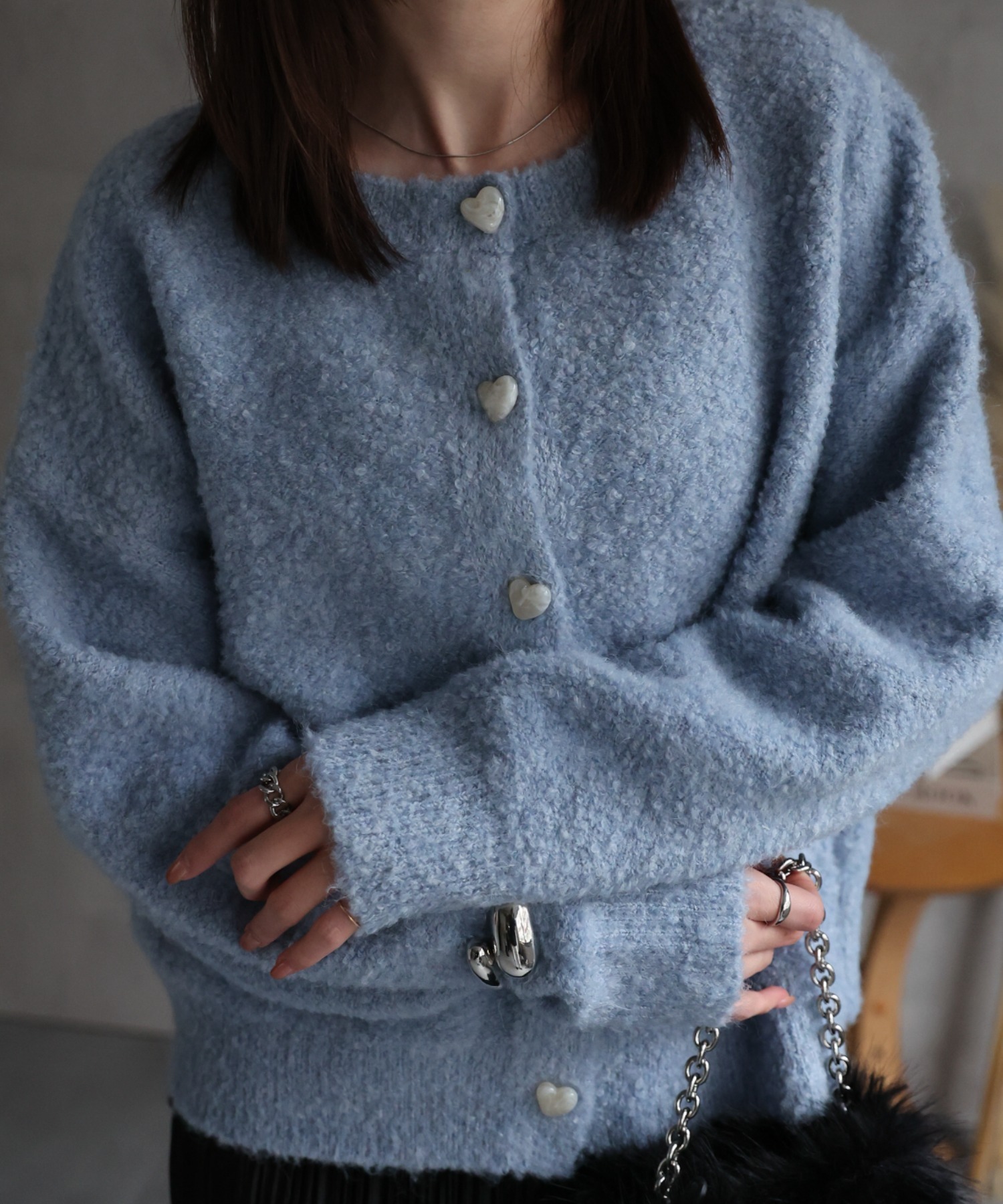 model:162cm　着用サイズ：F