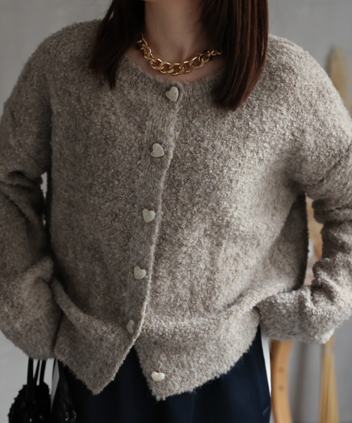 model:162cm　着用サイズ：F