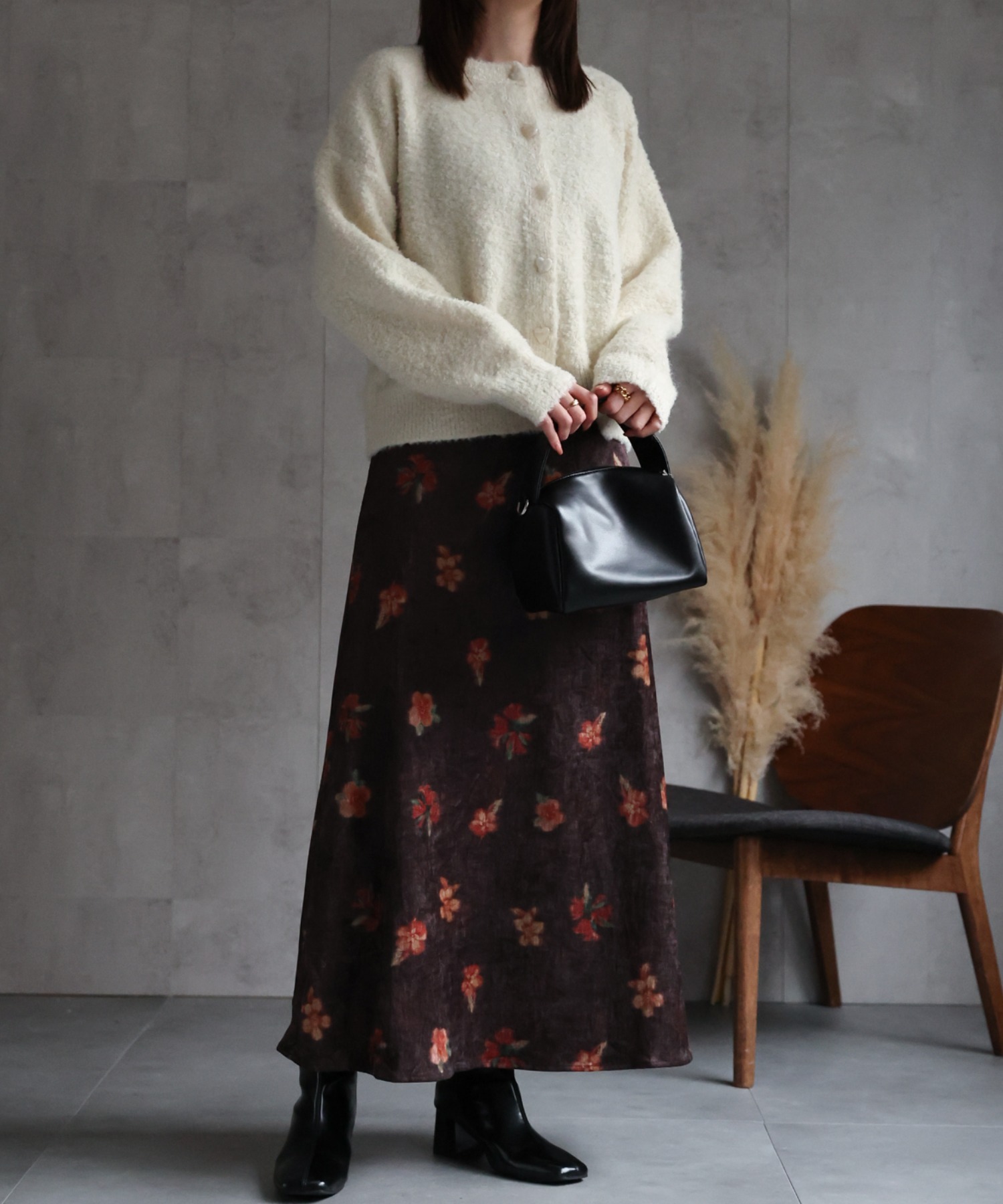 model:162cm　着用サイズ：F