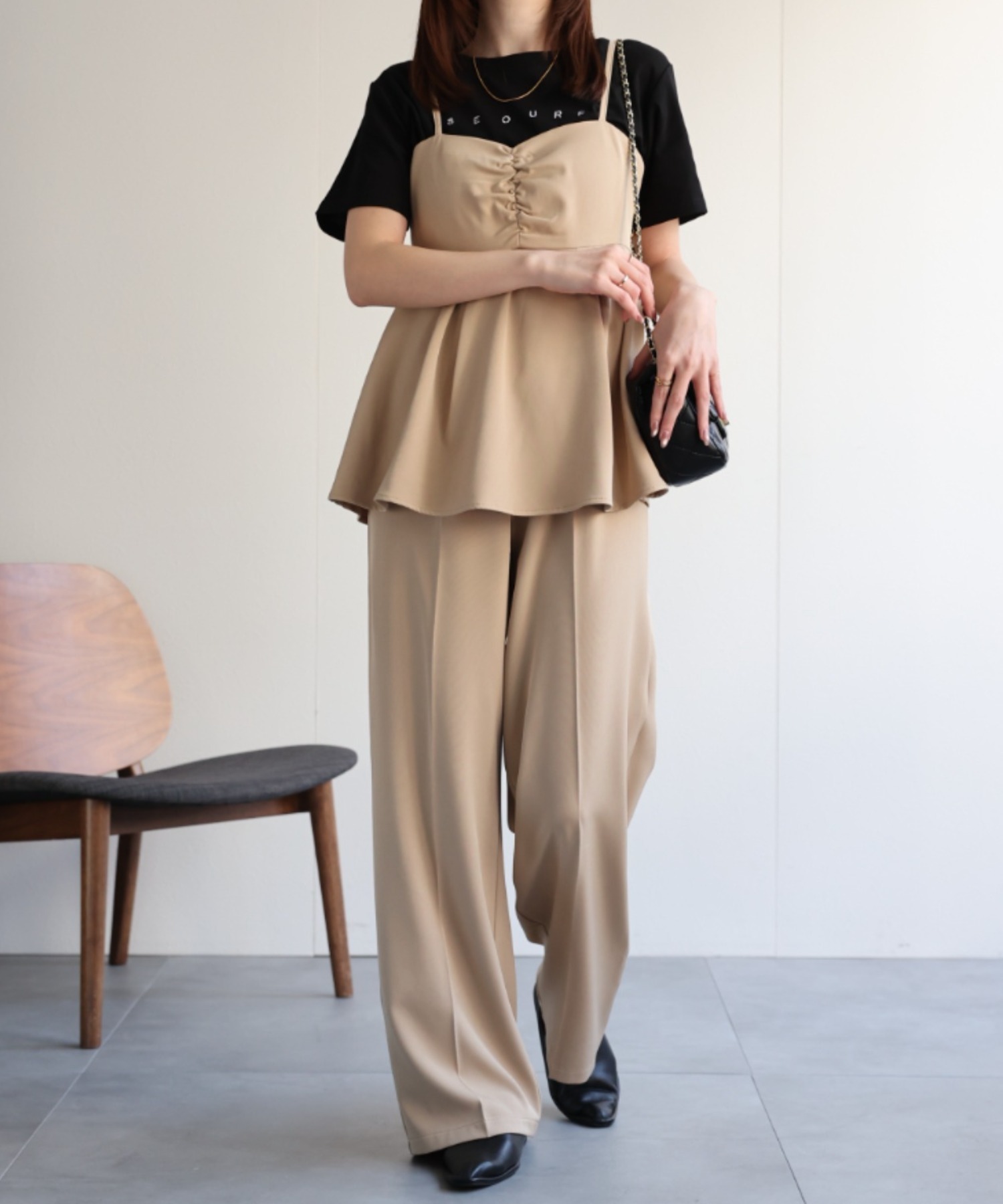 model：162㎝着用サイズ：M