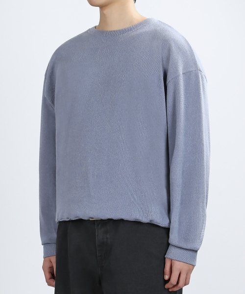 TERRY COMFORT SWEAT KNIT (Indy Blue) — махровый трикотаж