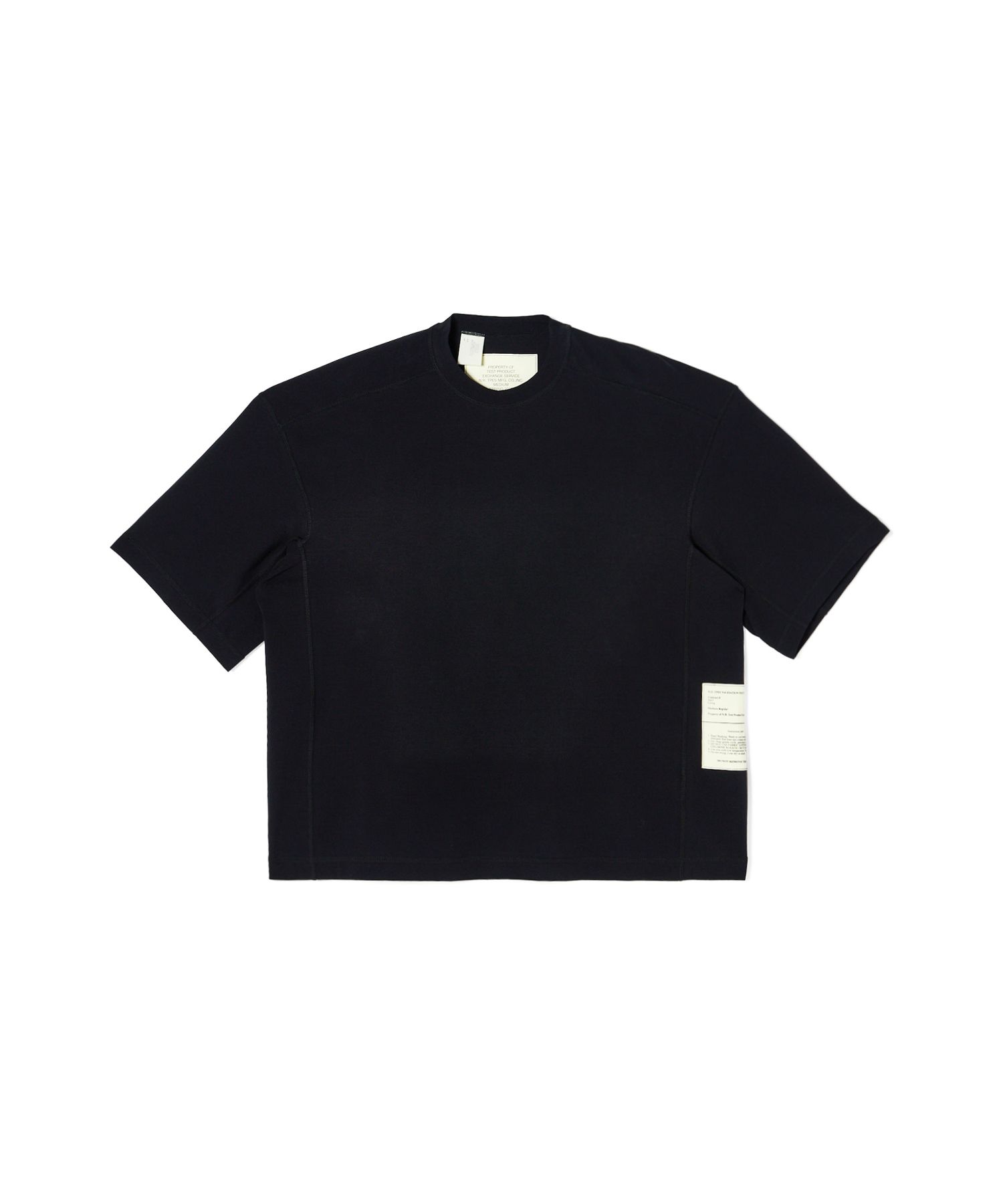 N.HOOLYWOOD TPES Tシャツ BLACK 38 24SS PANELED T-SHIRT N.HOOLYWOOD TEST PRODUCT EXCHANGE SERVICE│N