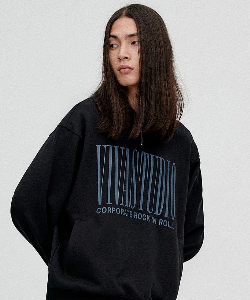 A'GEM/9 × .kom『VIVA STUDIO/ビバスタジオ』HALF ZIP UP COLLAR TEE