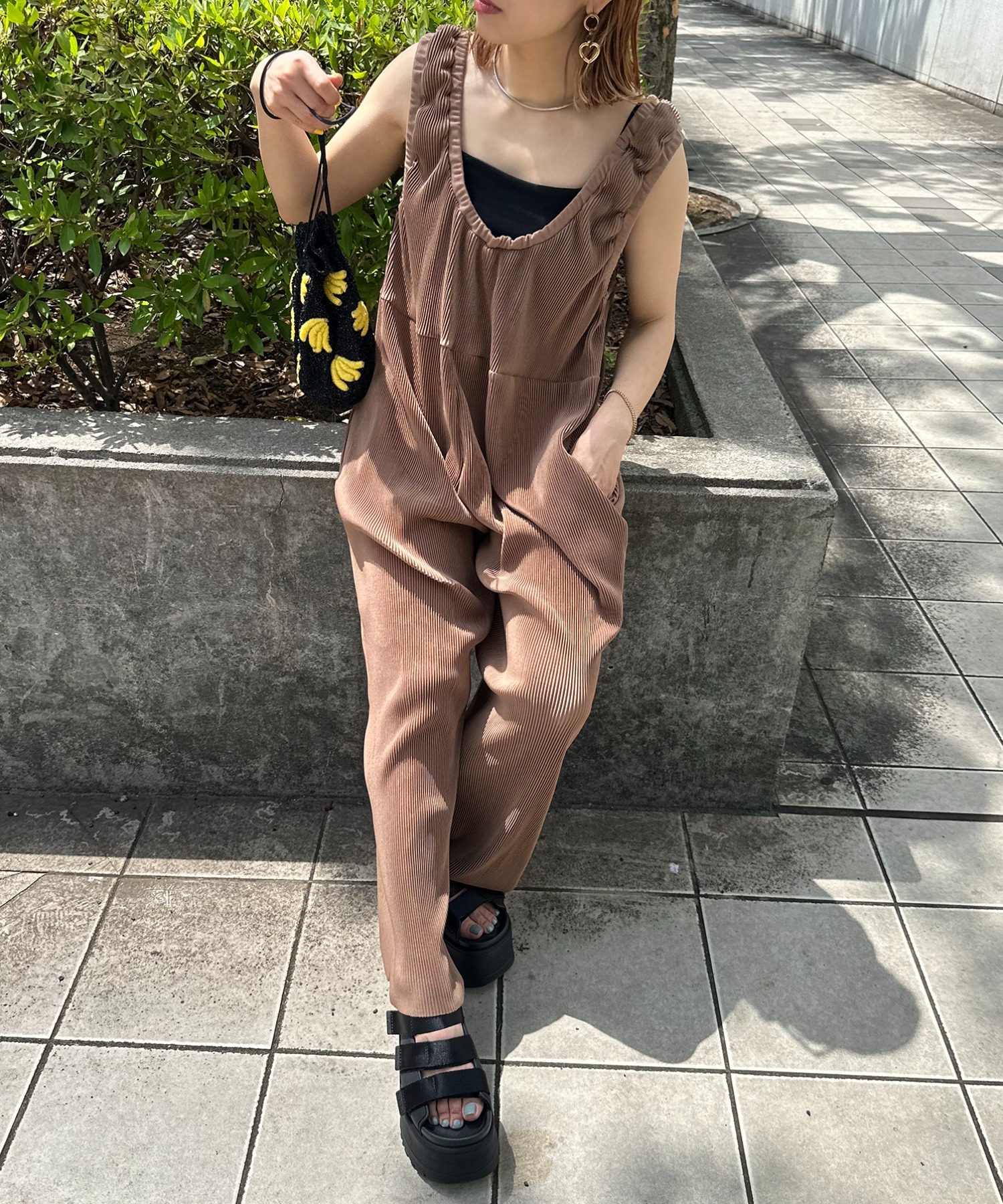 ブラウン
model:154cm 着用サイズ:FREE