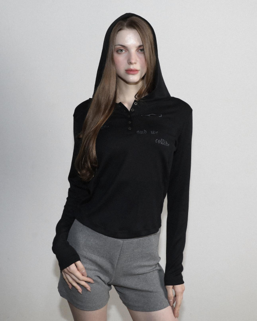 СТАРЗ — слим-фит футболка с длинным рукавом, чёрная (Longsleeve Black)